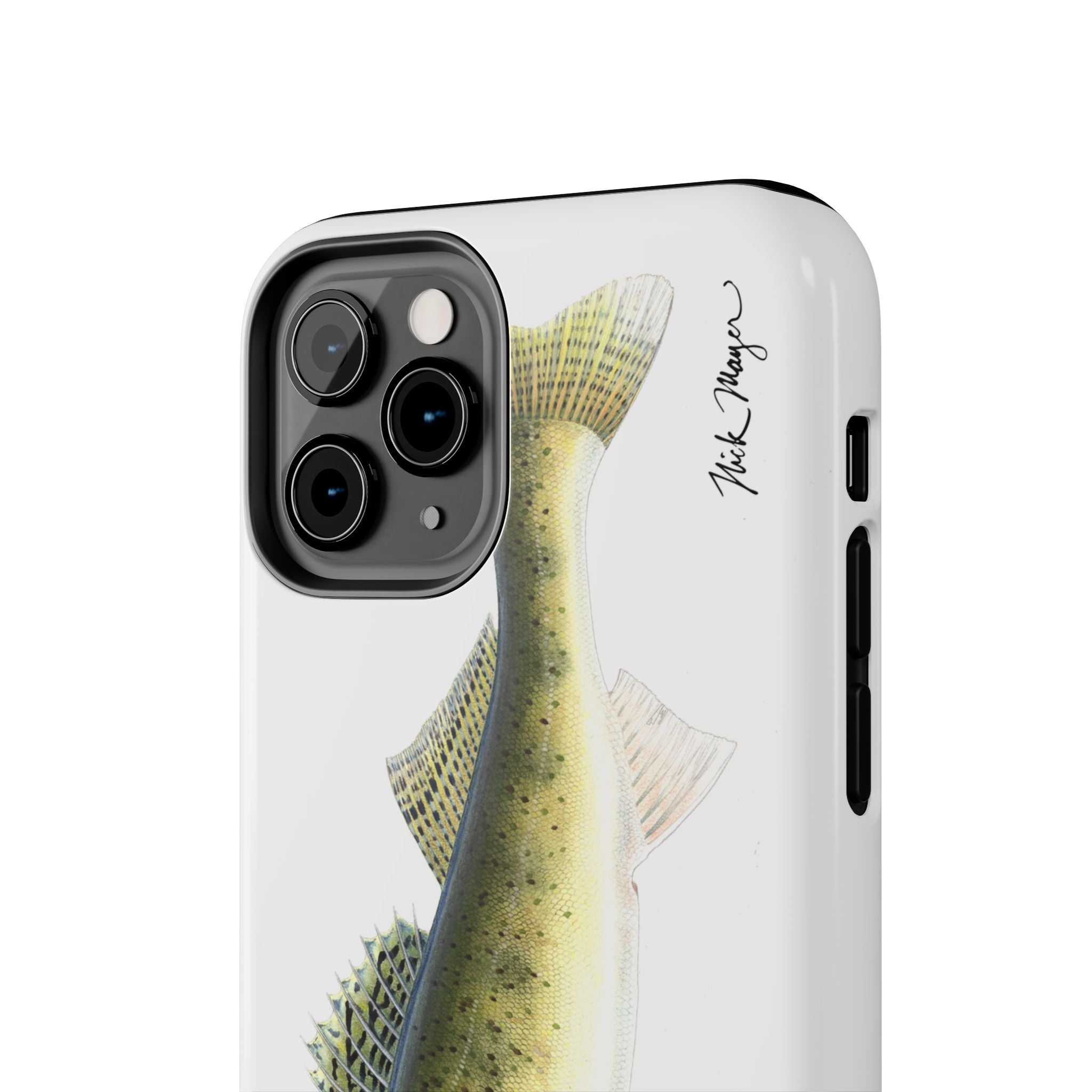Walleye White Phone Case (iPhone)