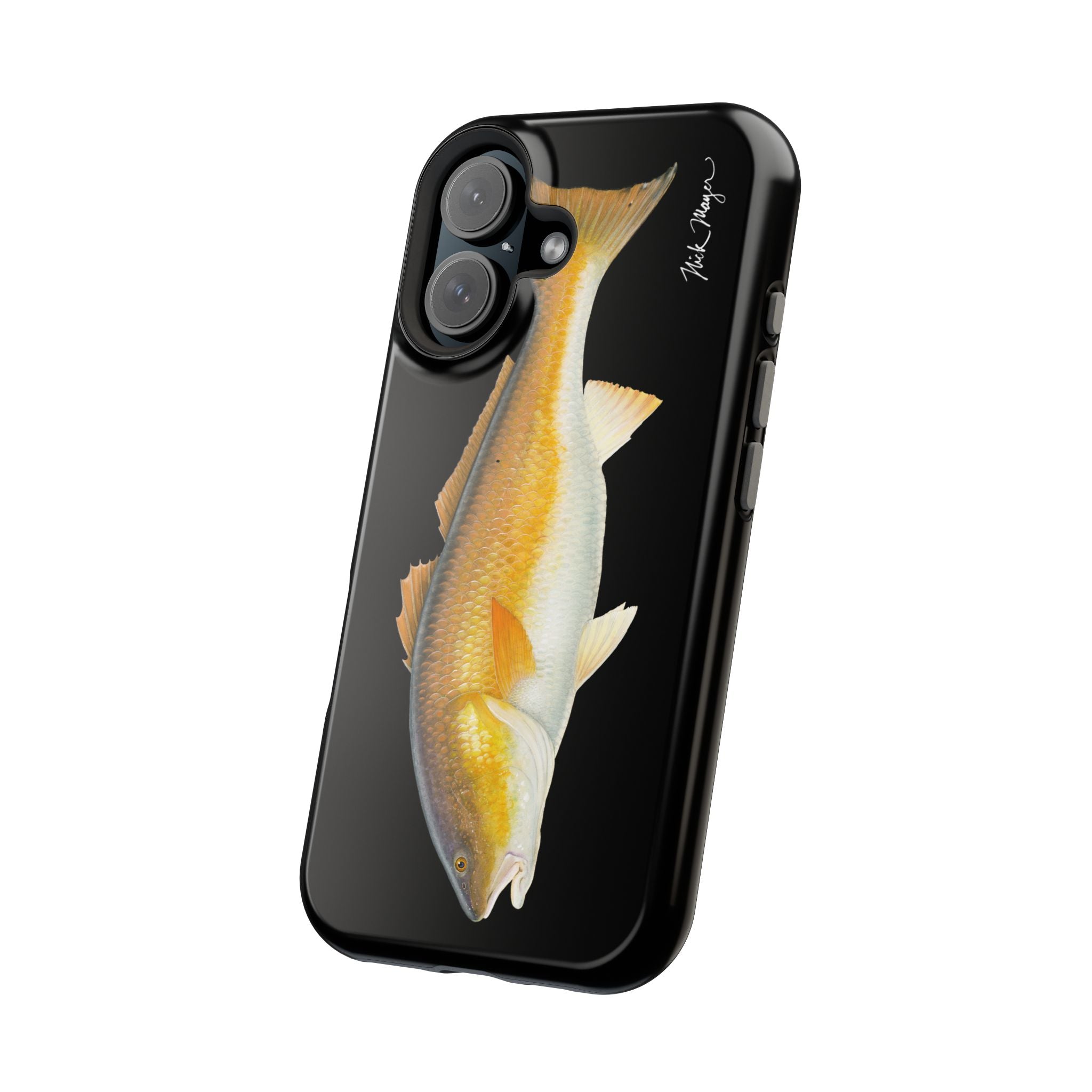 Bull Redfish MagSafe Black iPhone Case