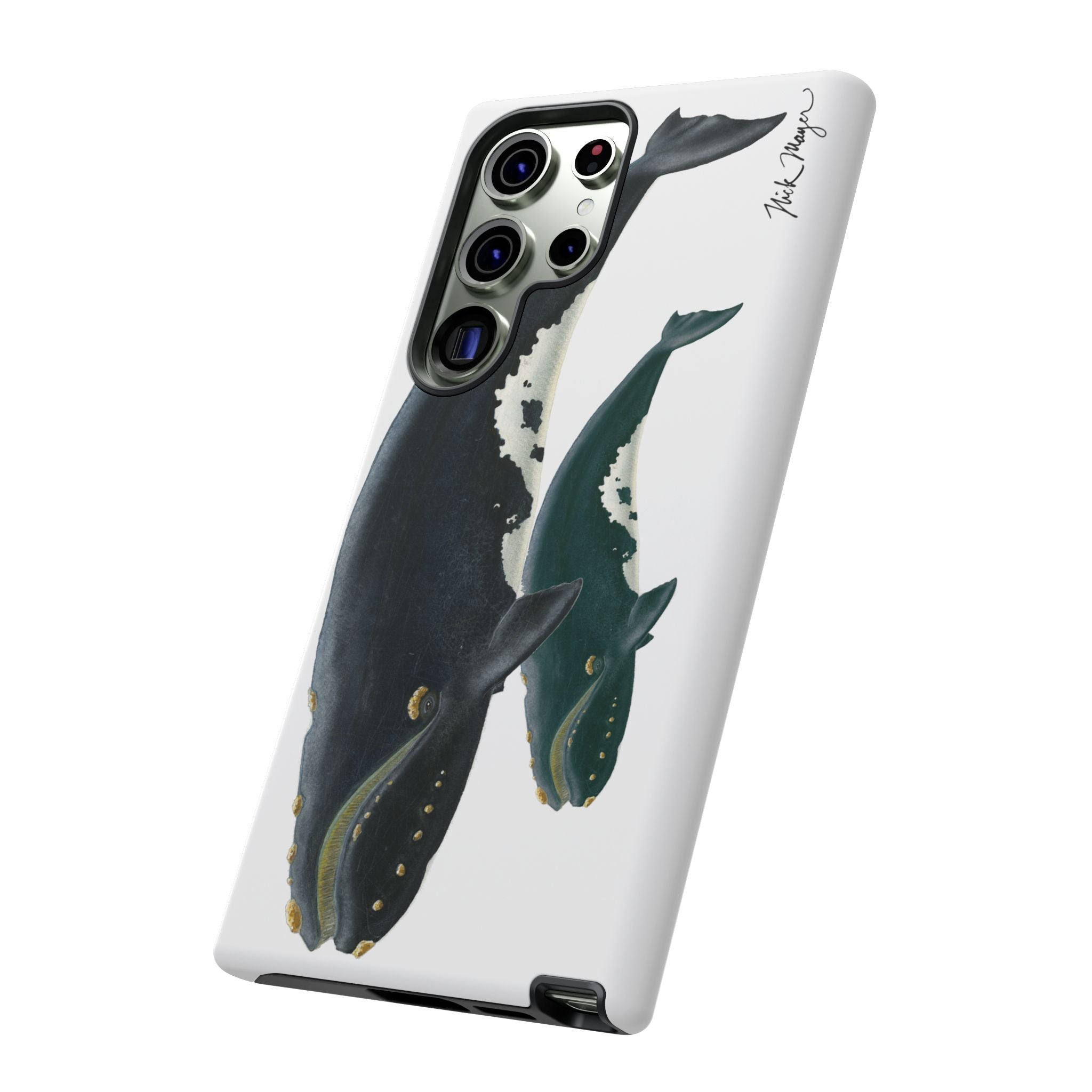Mother & Calf Right Whale Phone Case (Samsung)