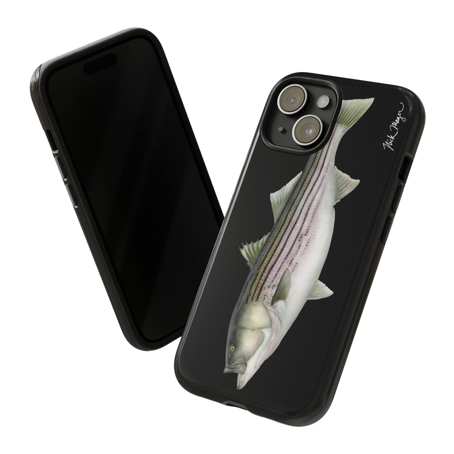 30lb Striper Black iPhone 15 Case