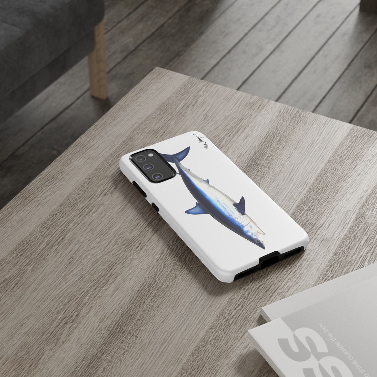 Mako Shark White Phone Case (Samsung) Printify