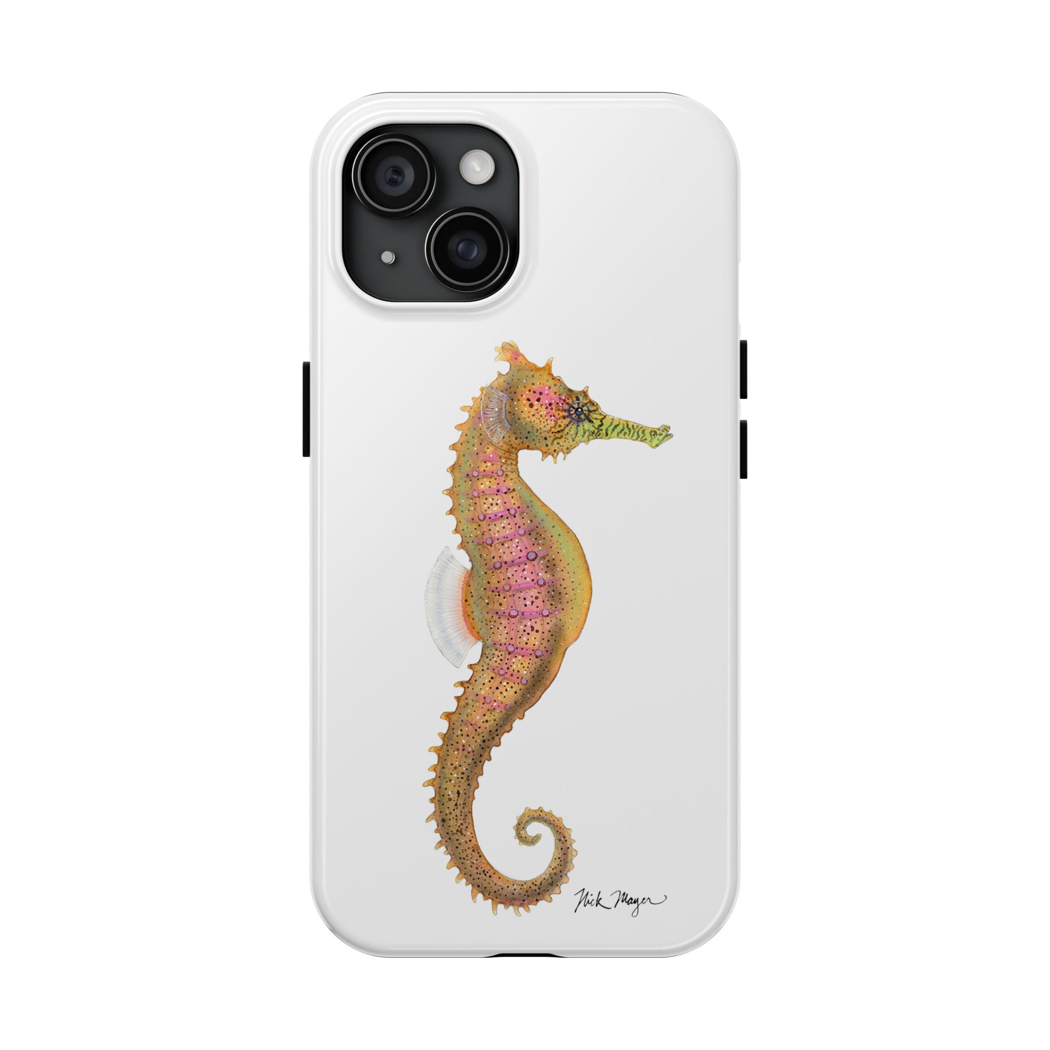 Pink Seahorse Phone Case (iPhone)