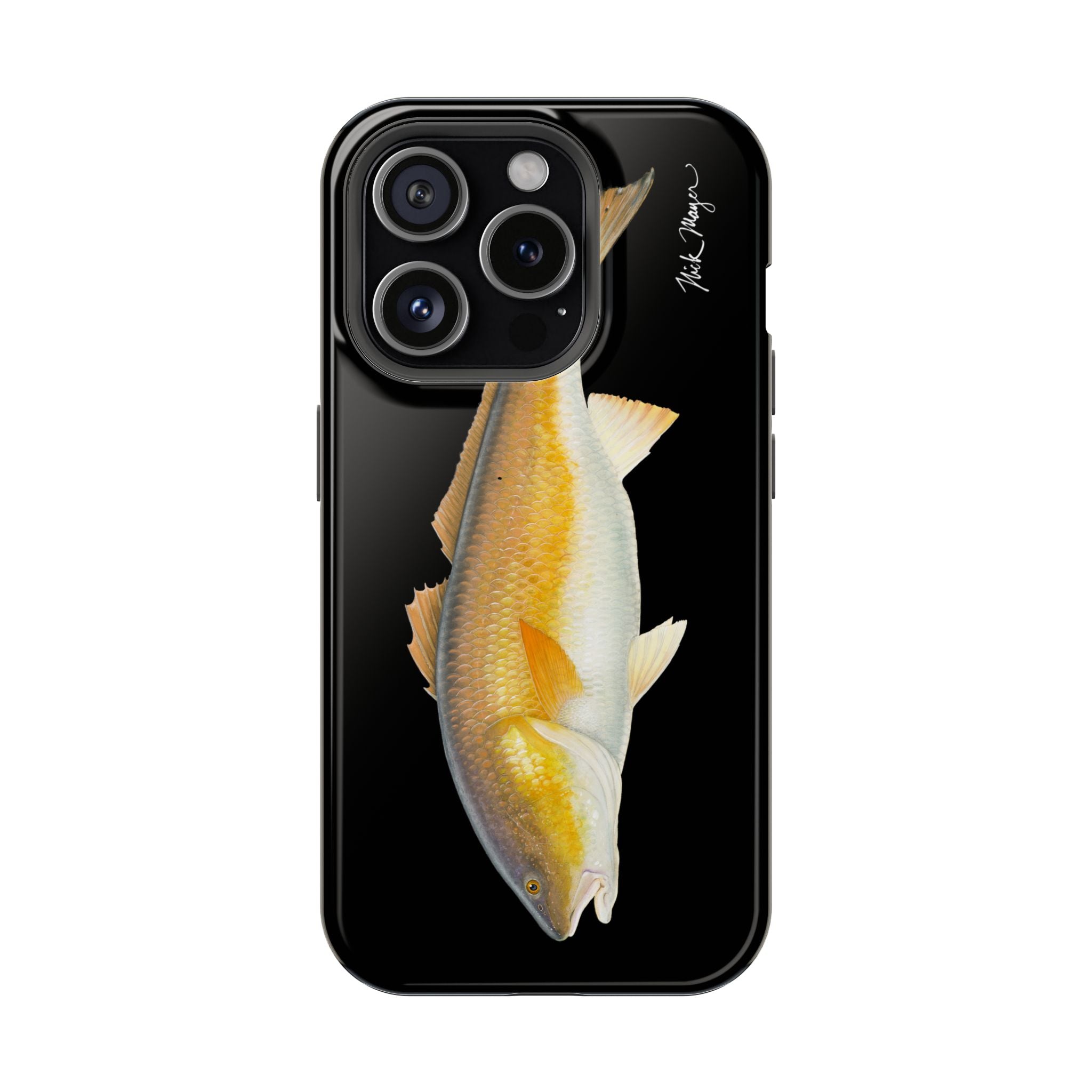 Bull Redfish MagSafe Black iPhone Case