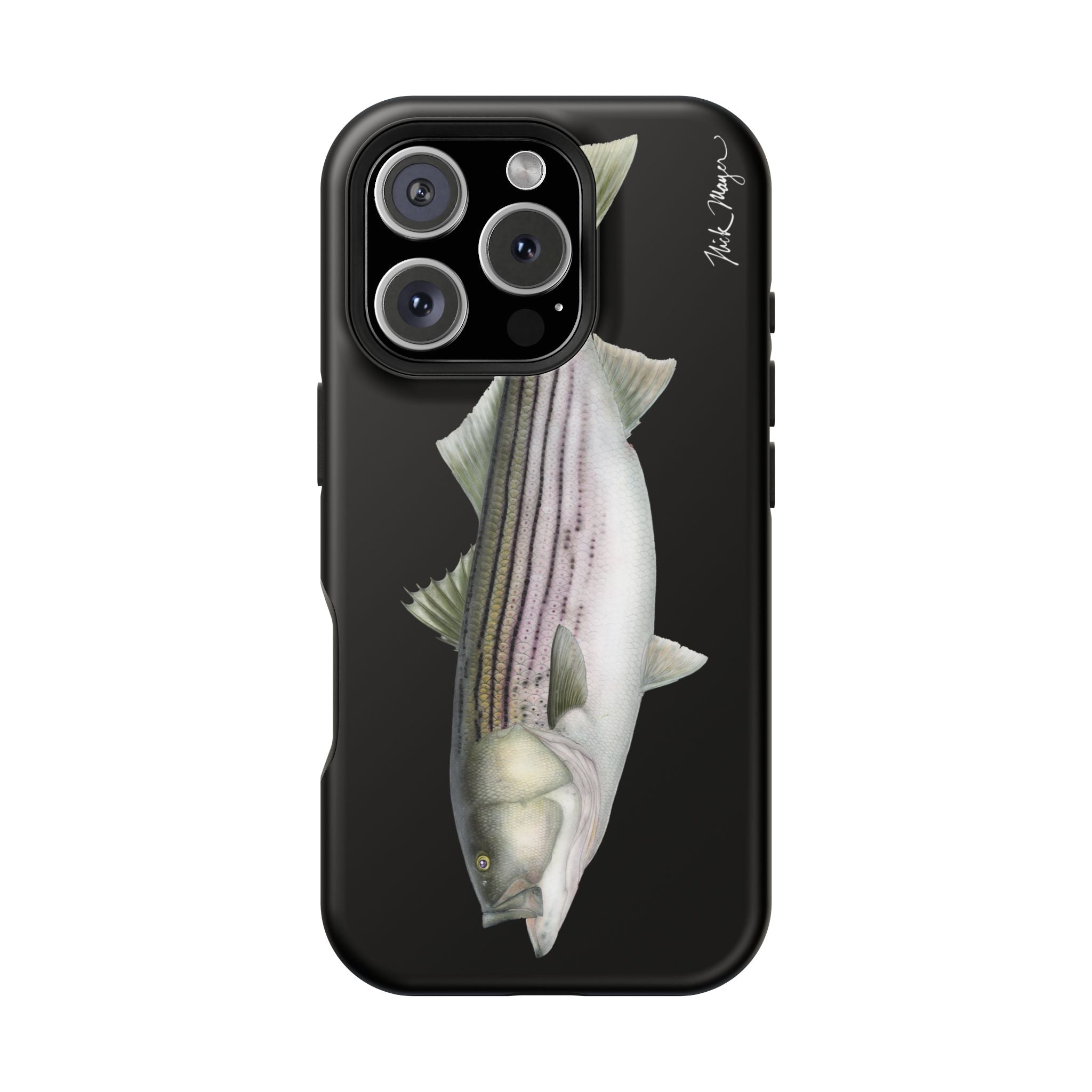 30 lb Striper MagSafe Black iPhone Case