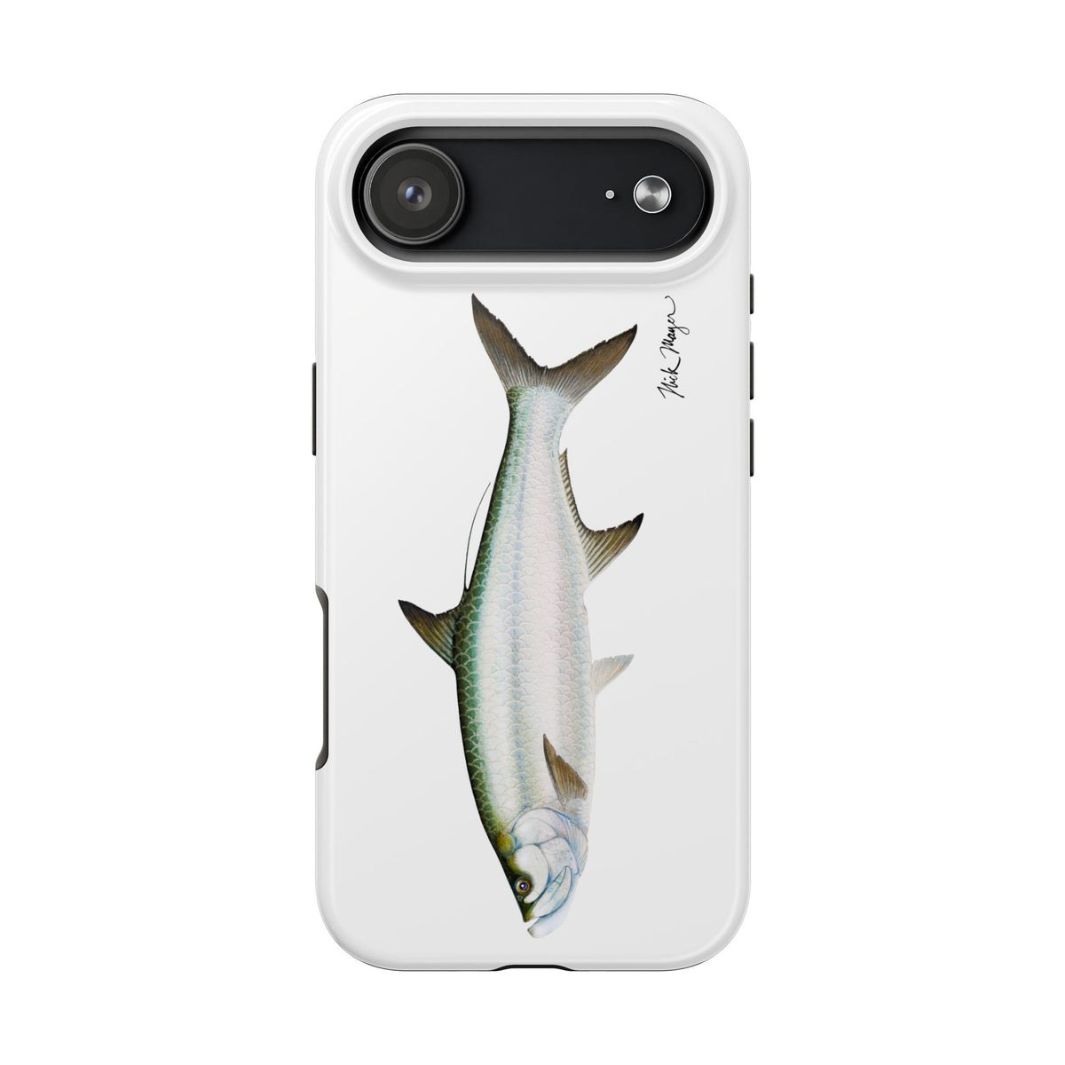 Tarpon White Phone Case (iPhone) Printify