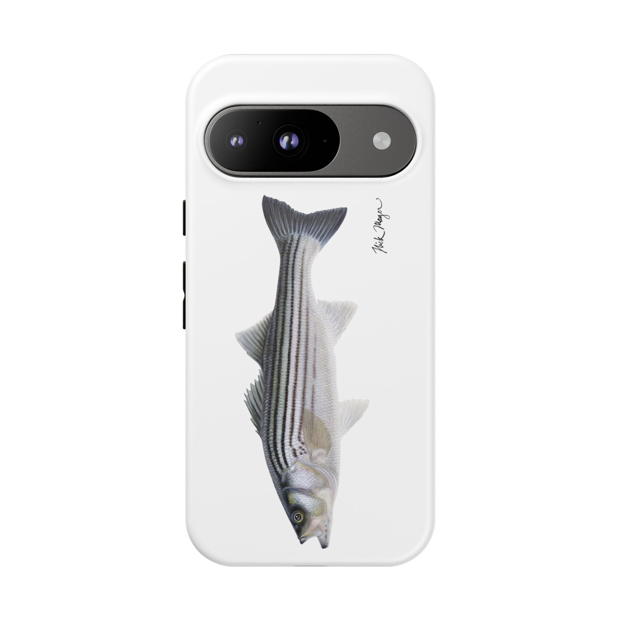 Schoolie Striper White Phone Case (Samsung) Printify
