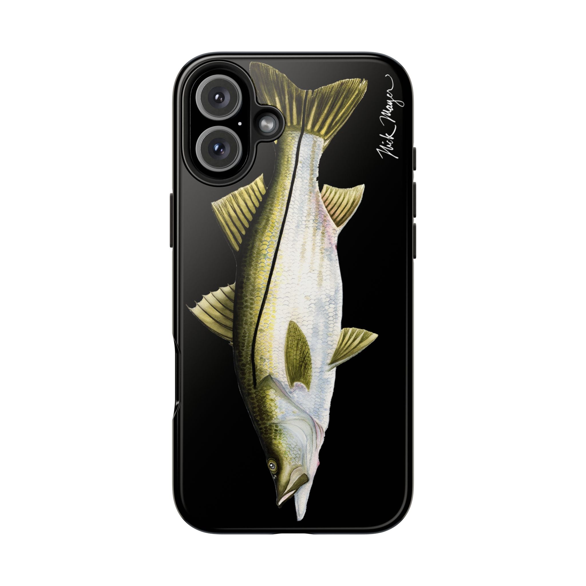 Snook Black Phone Case (iPhone)