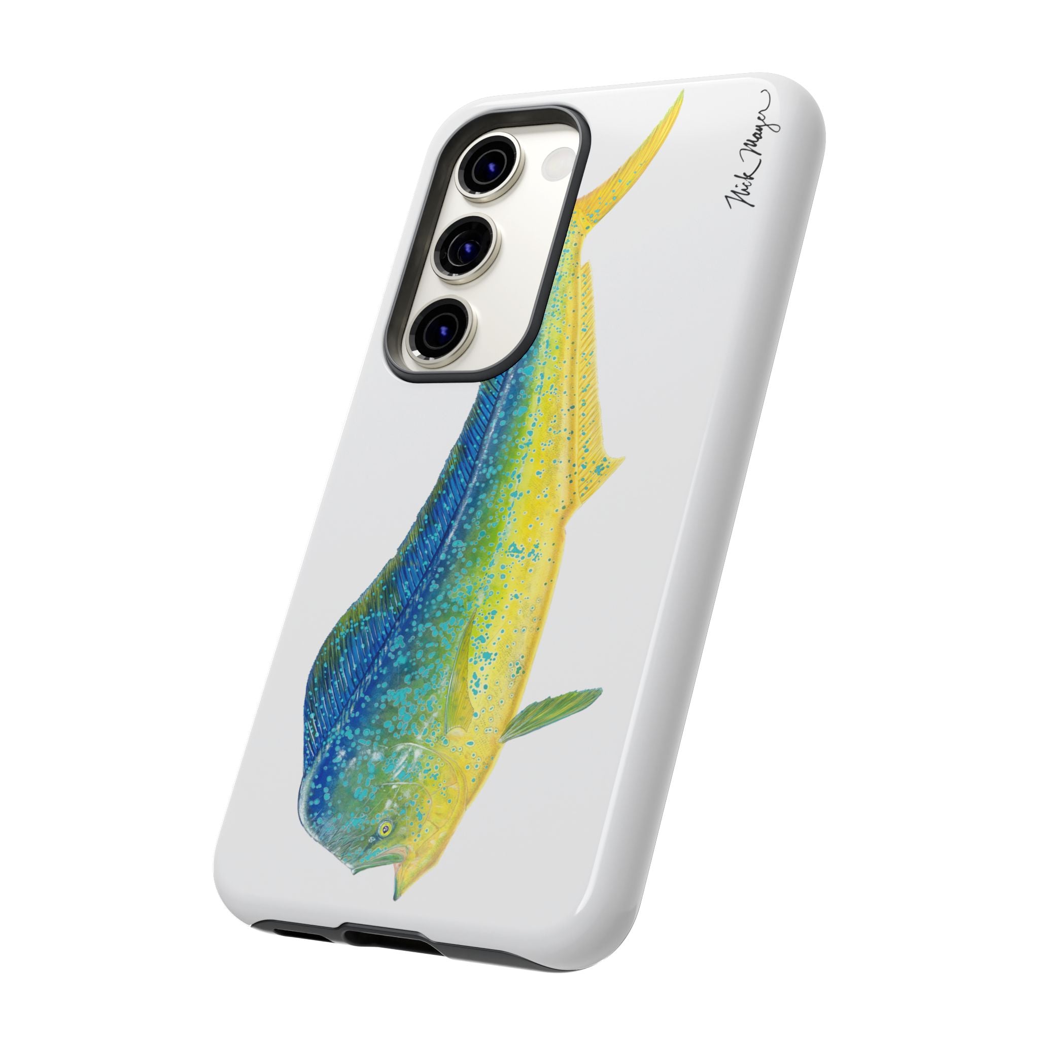 Bull Mahi White Phone Case (Samsung)