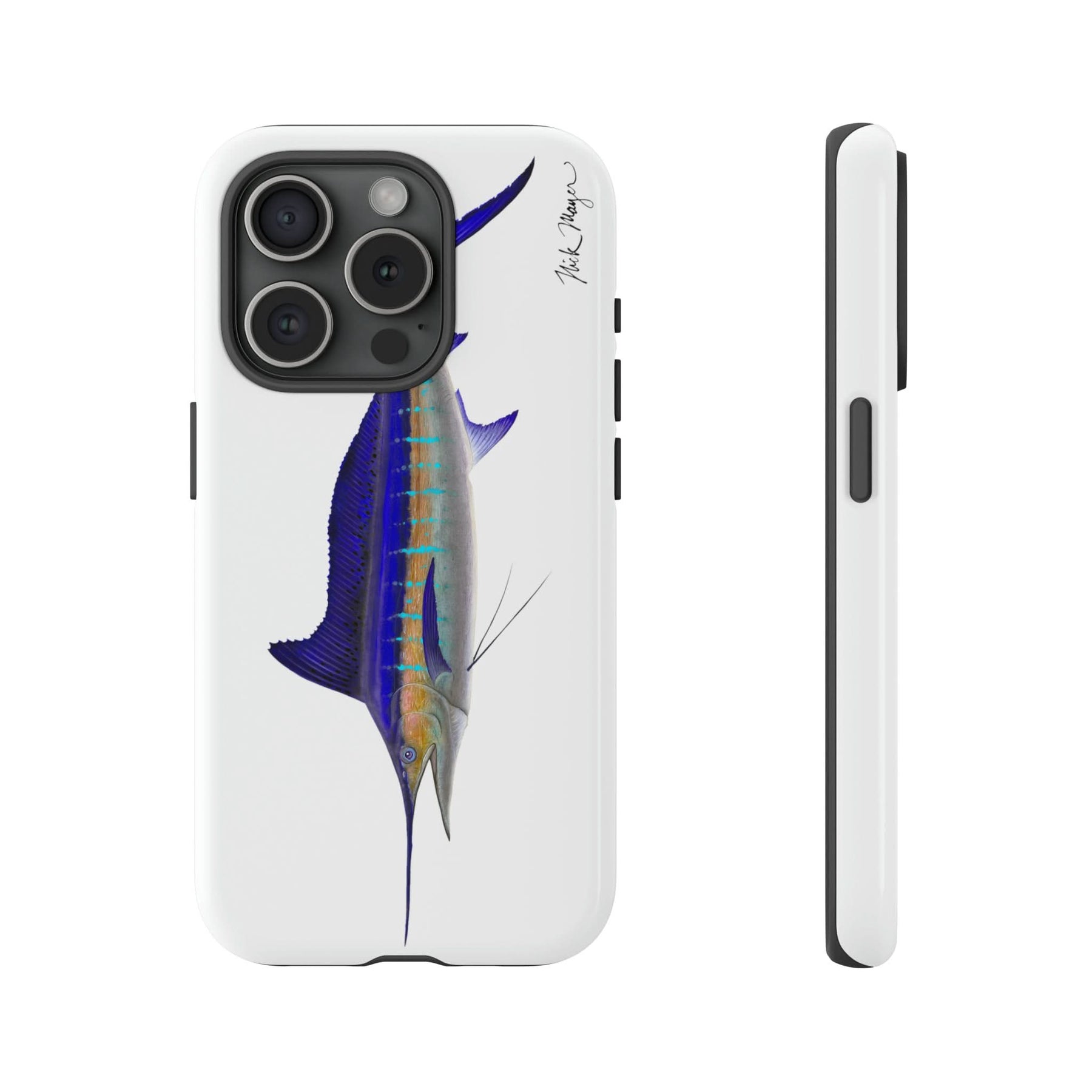 Striped Marlin iPhone 15 Case