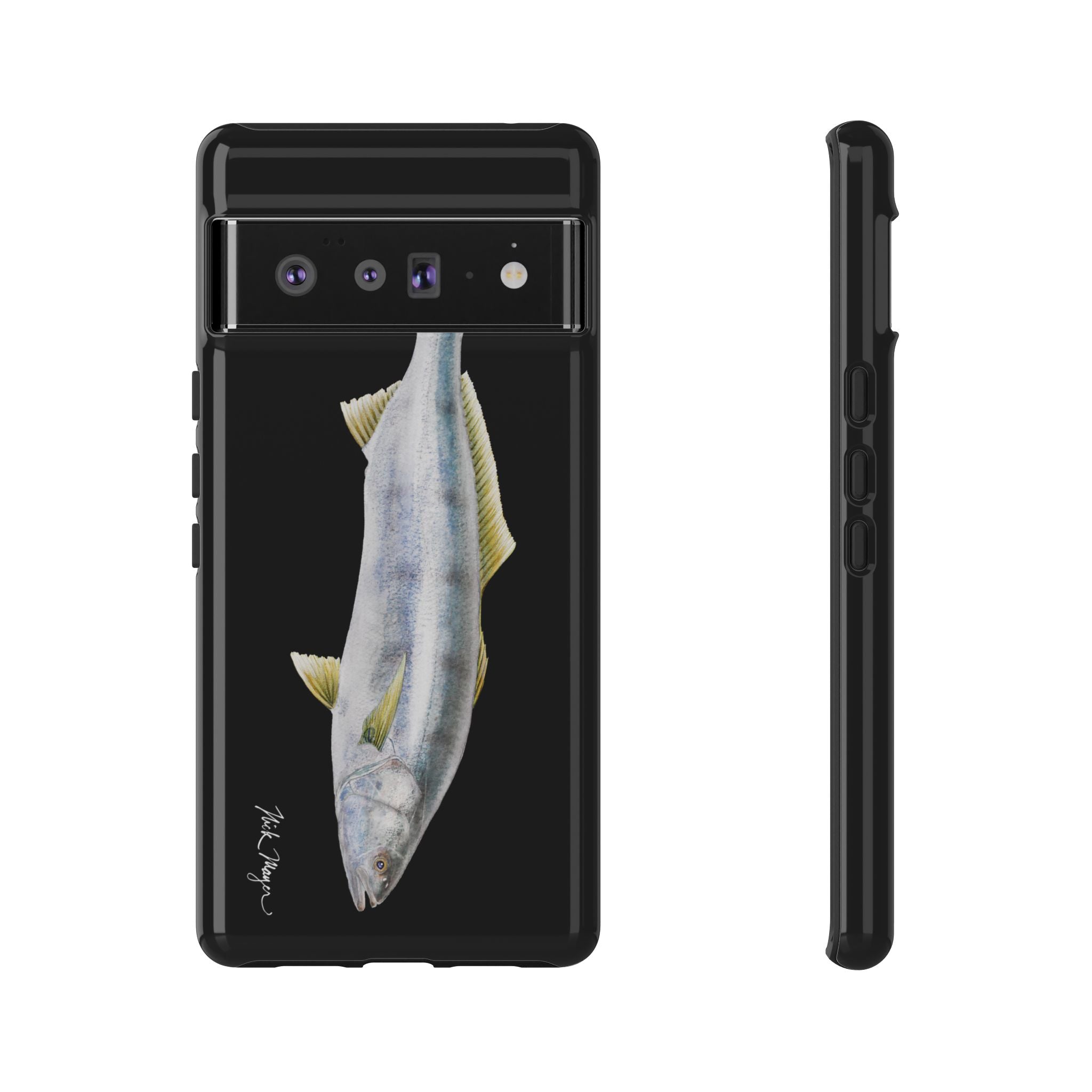 White Sea Bass Phone Case (Samsung) - black