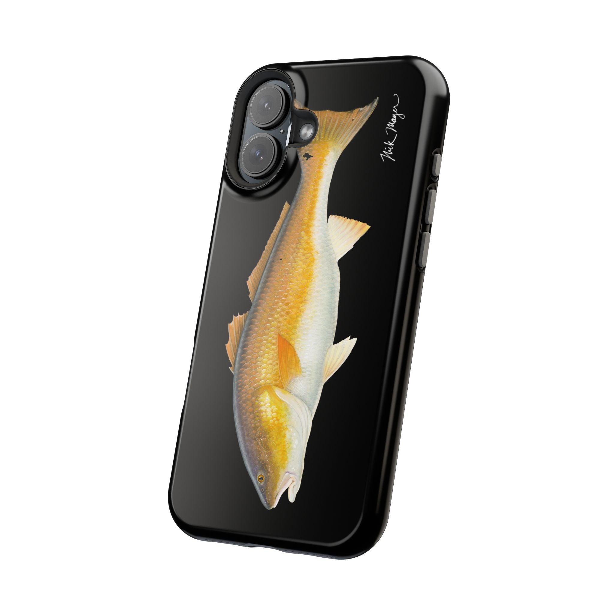 Bull Redfish MagSafe Black iPhone Case