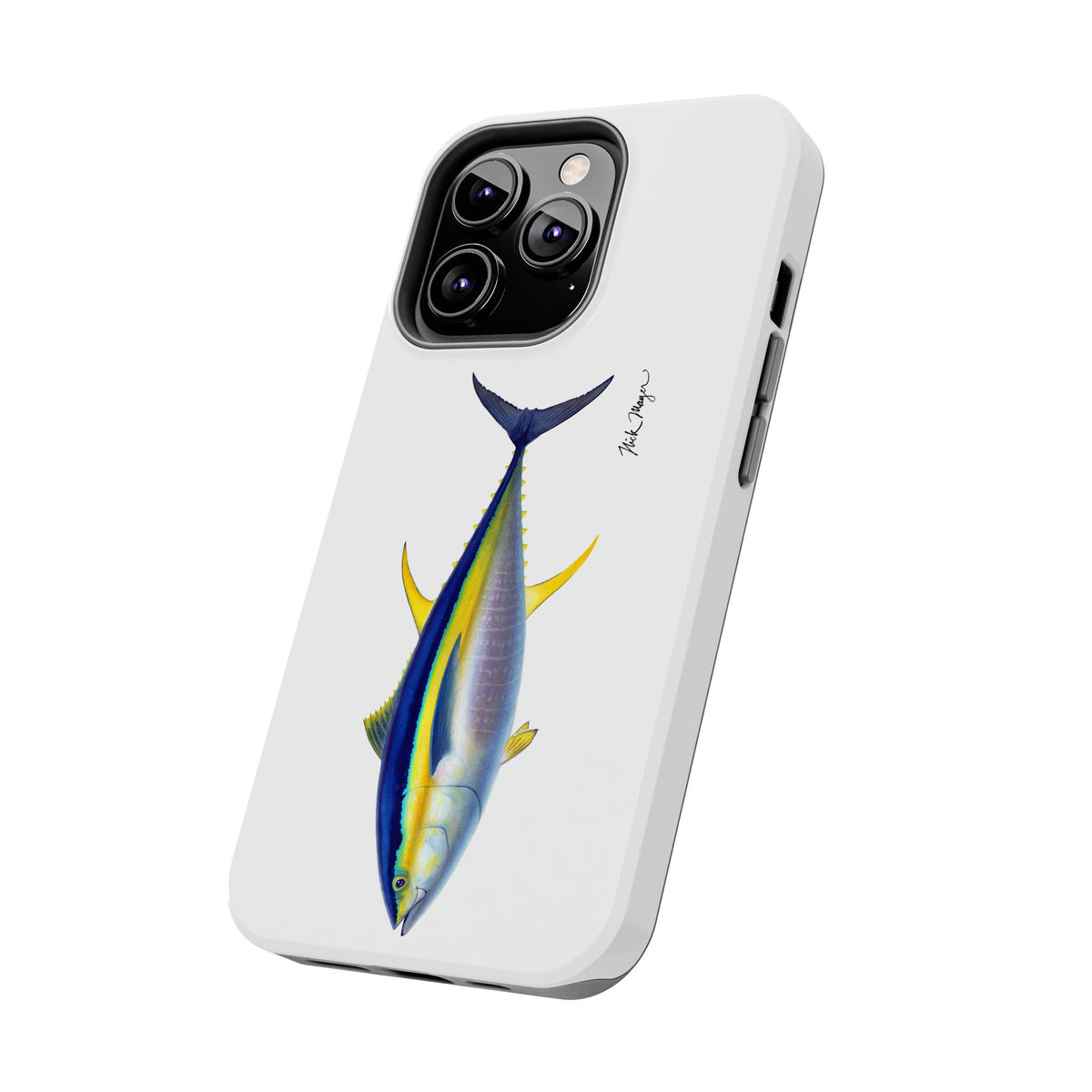 Yellowfin Tuna White Phone Case (iPhone) Printify