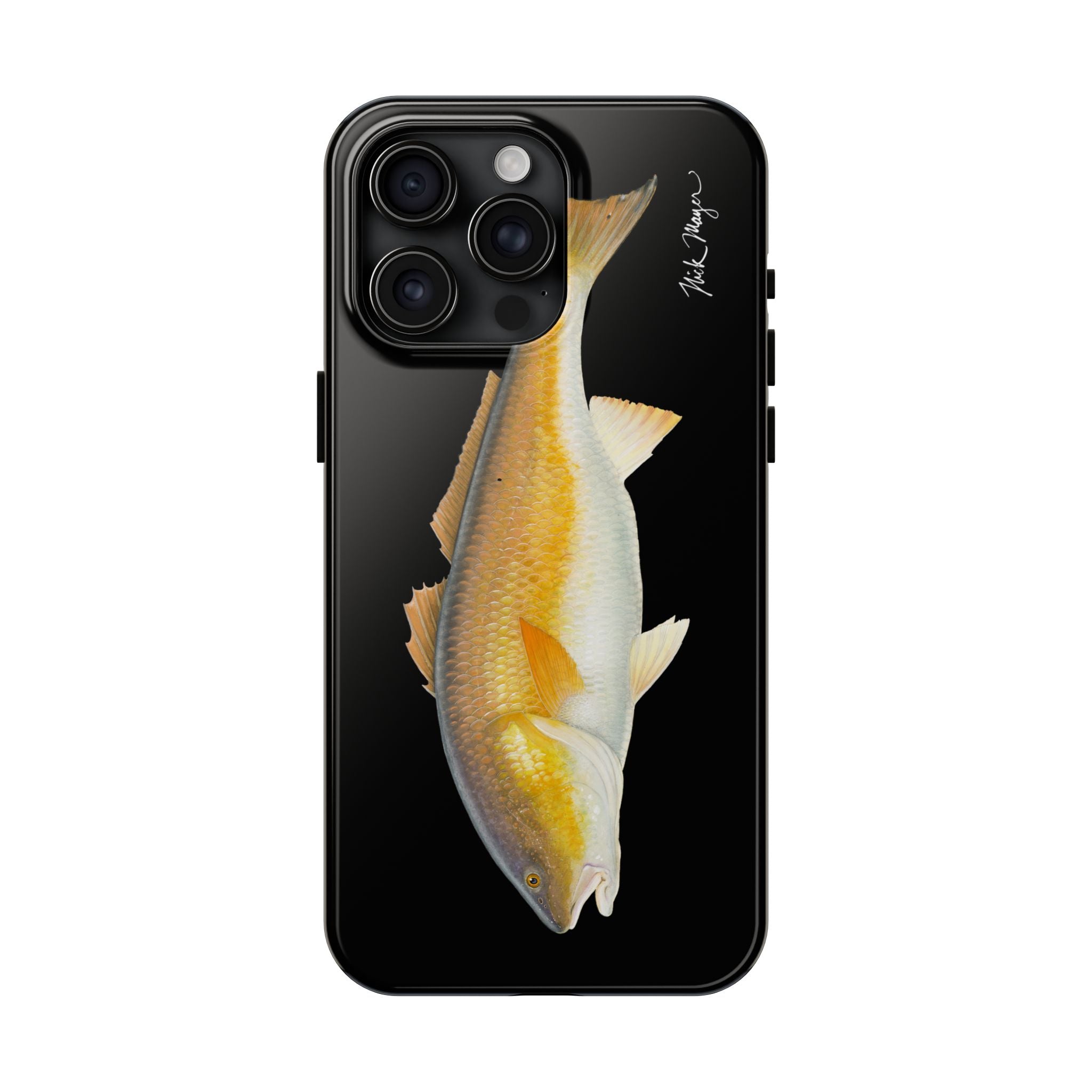 Bull Redfish Black Phone Case (iPhone)