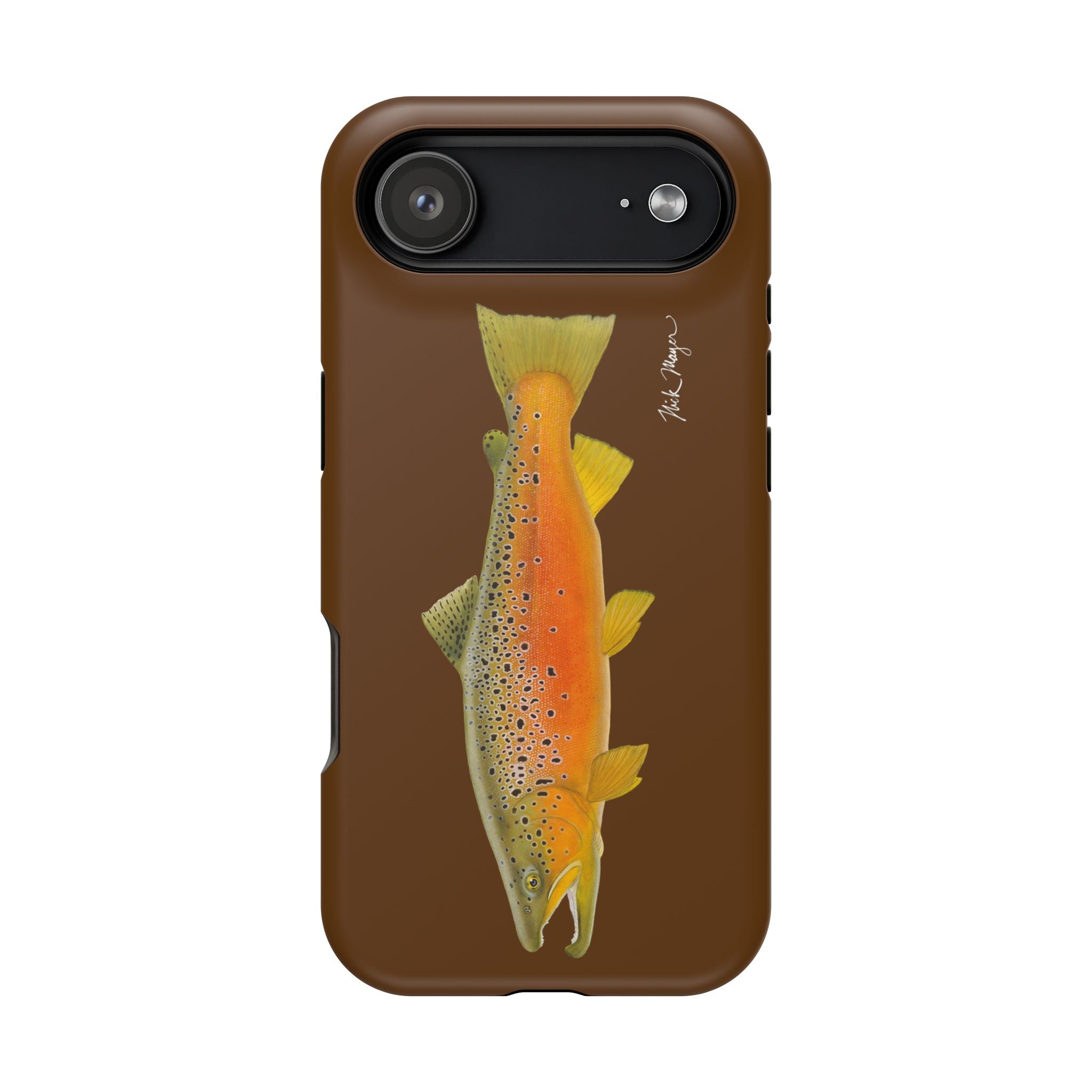 Brown Trout 2 Brown MagSafe iPhone Case, Limited Run