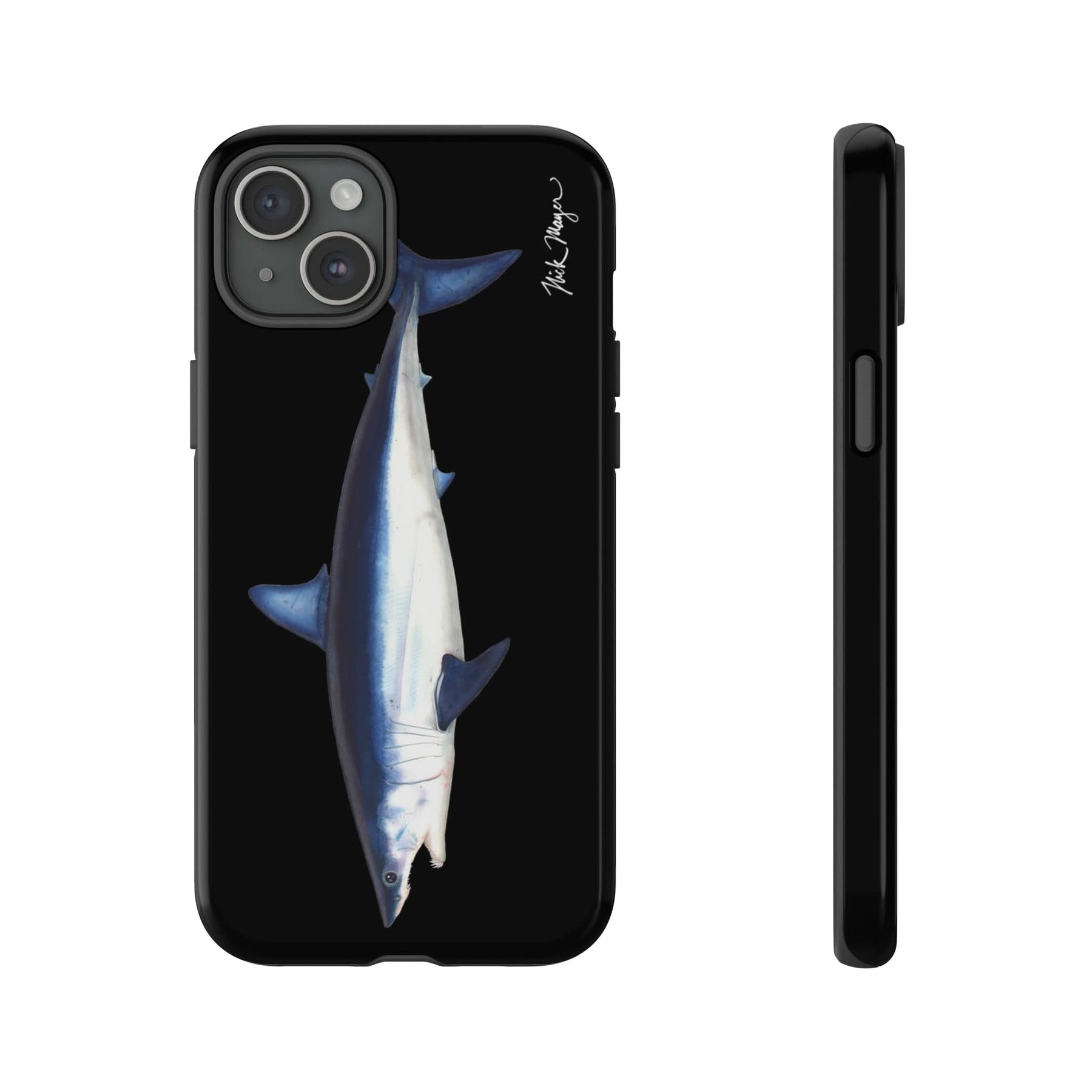 Mako Shark Black iPhone 15 Case