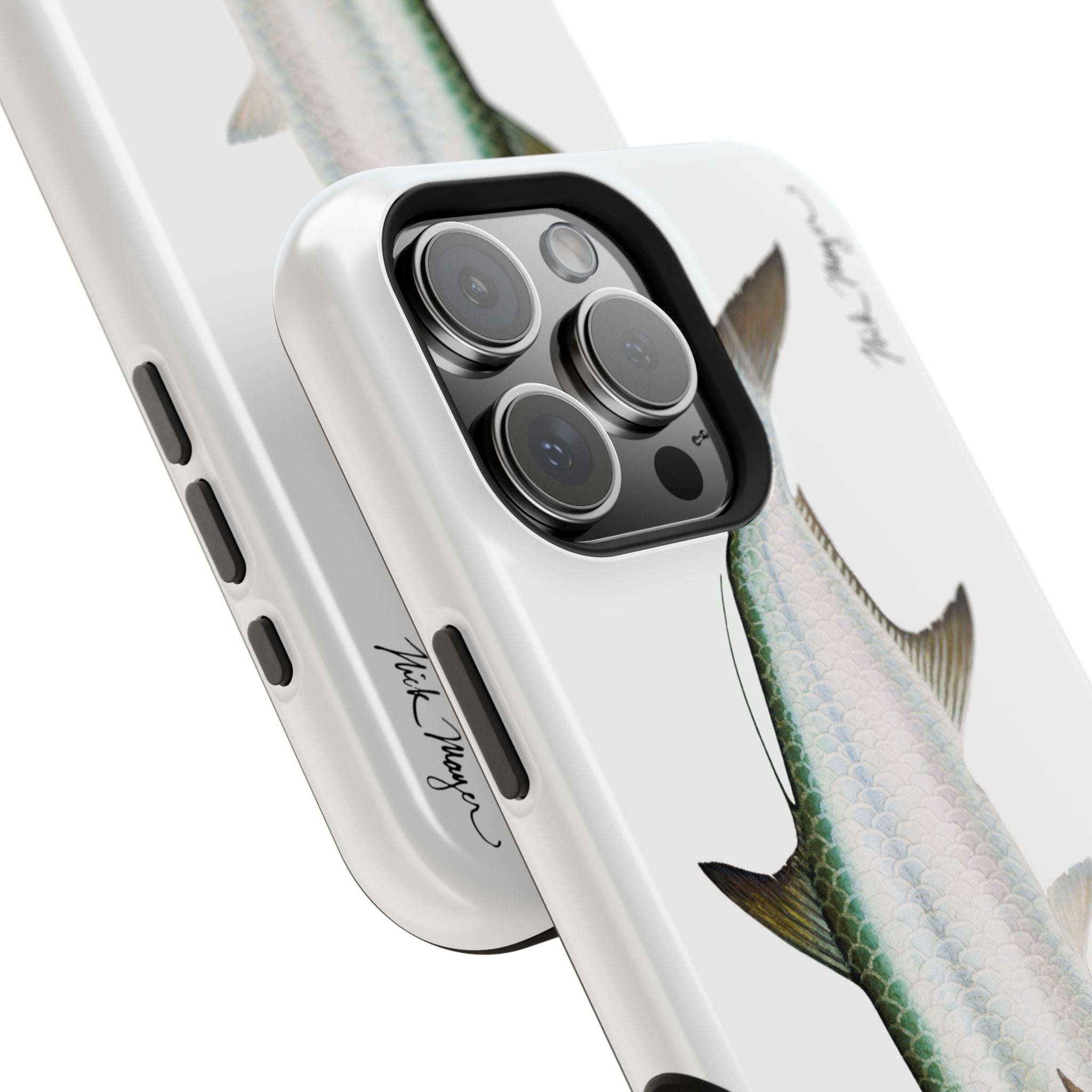 Tarpon MagSafe White iPhone Case