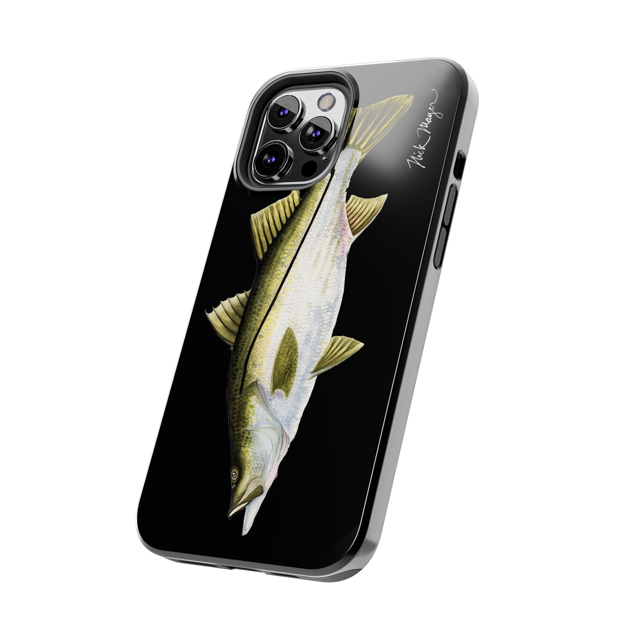 Snook Black Phone Case (iPhone)