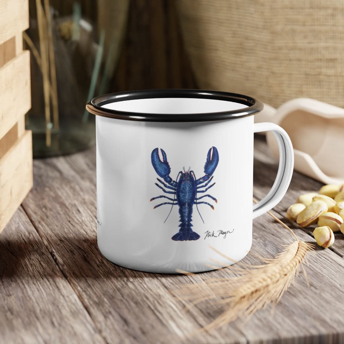 Blue Lobster Mini Camp Mug