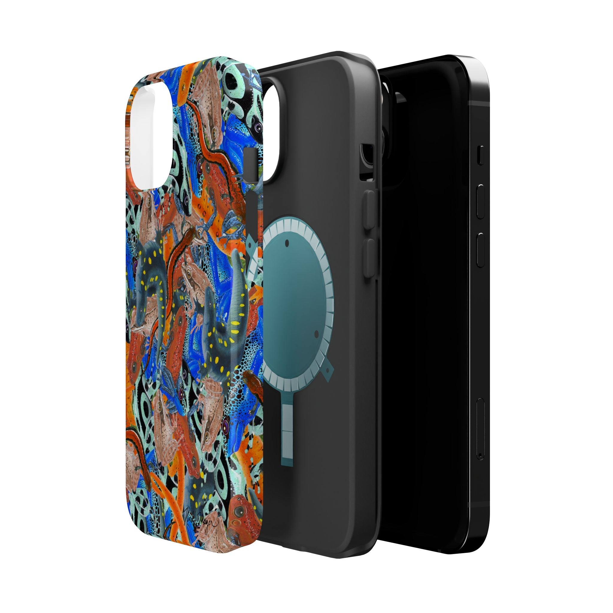 Frogs and Salamanders MagSafe iPhone Case