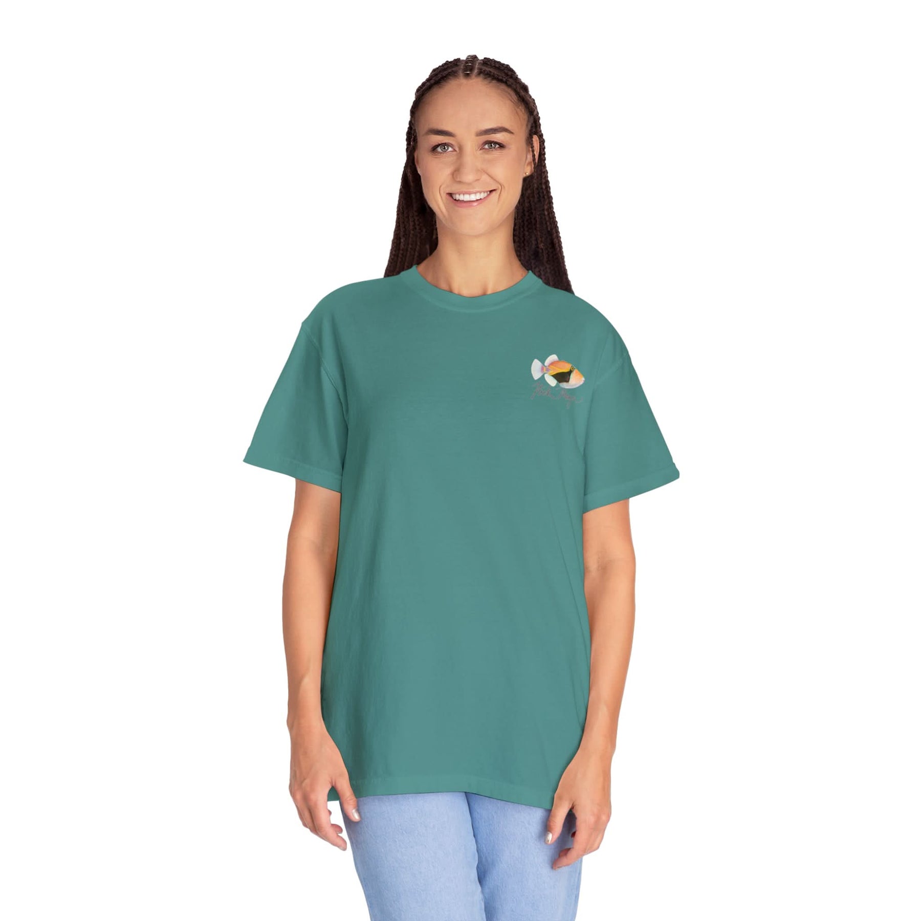 Humuhumu Premium Front & Back Comfort Colors Tee