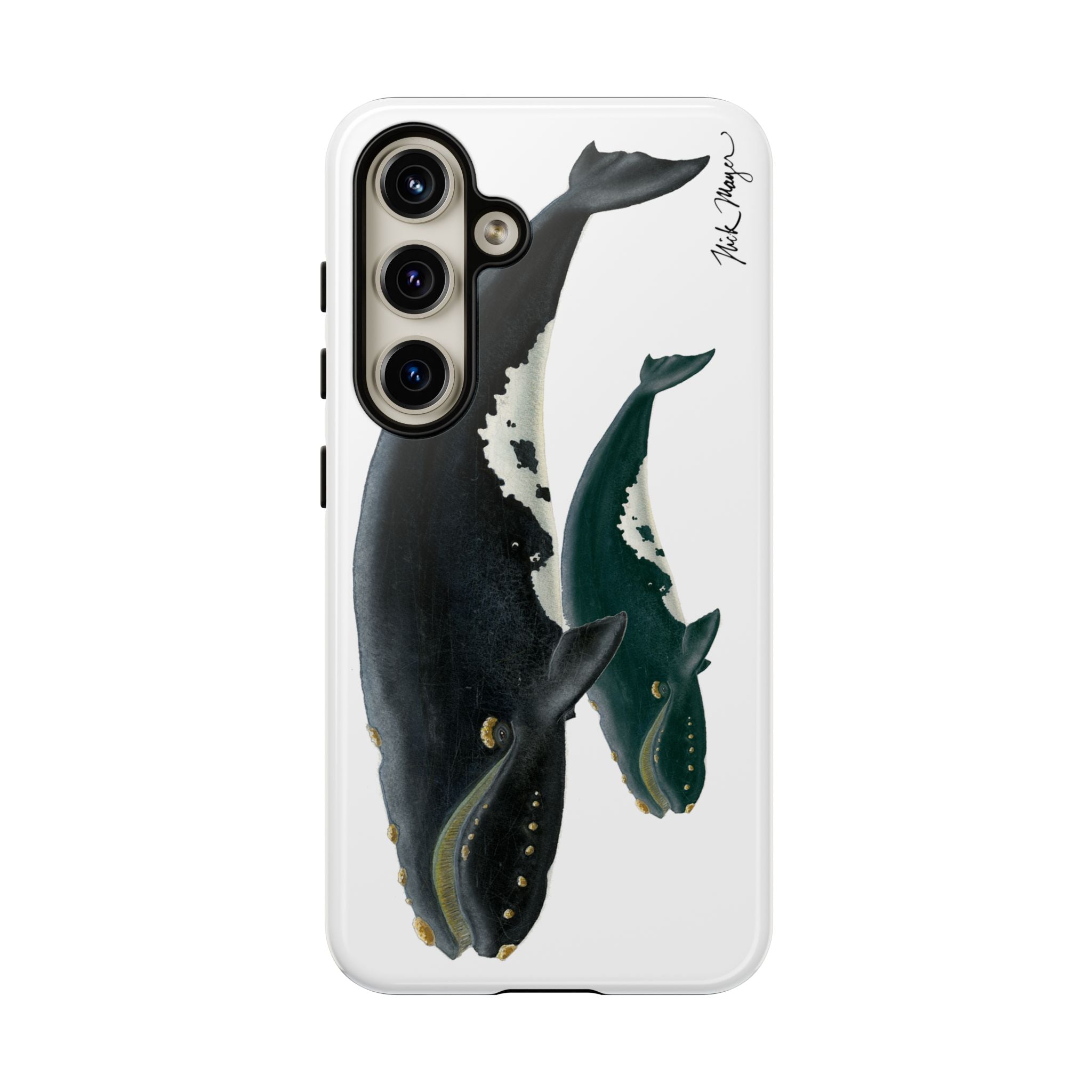 Mother & Calf Right Whale Phone Case (Samsung)