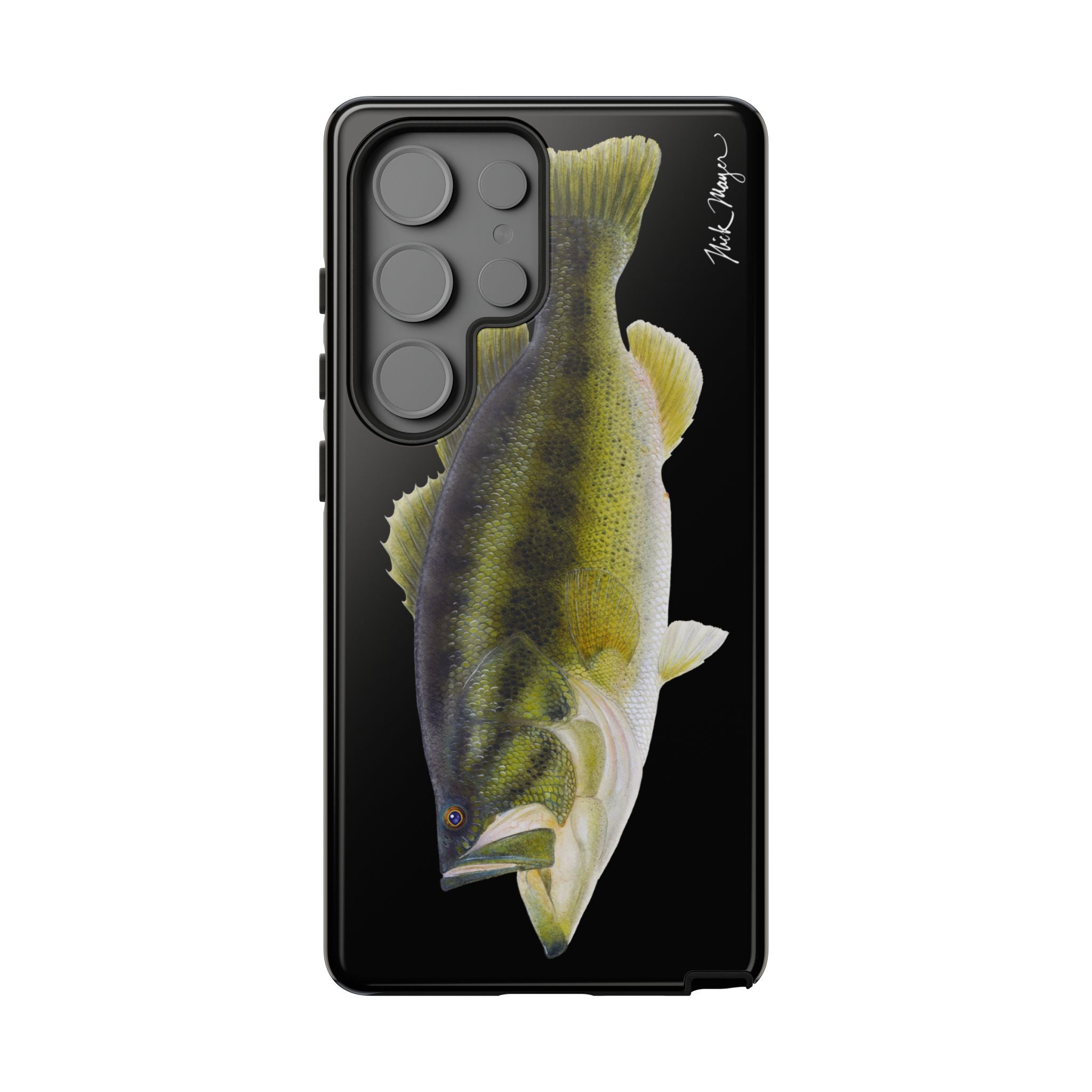 Largemouth Bass Black Phone Case (Samsung)