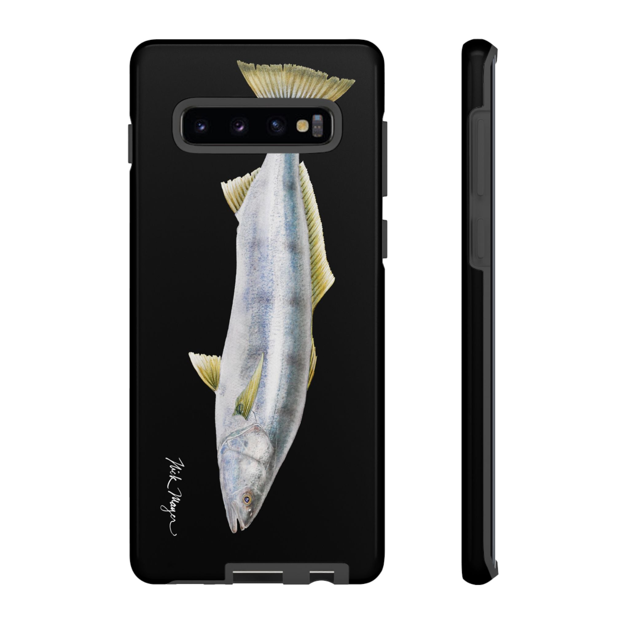 White Sea Bass Phone Case (Samsung) - black