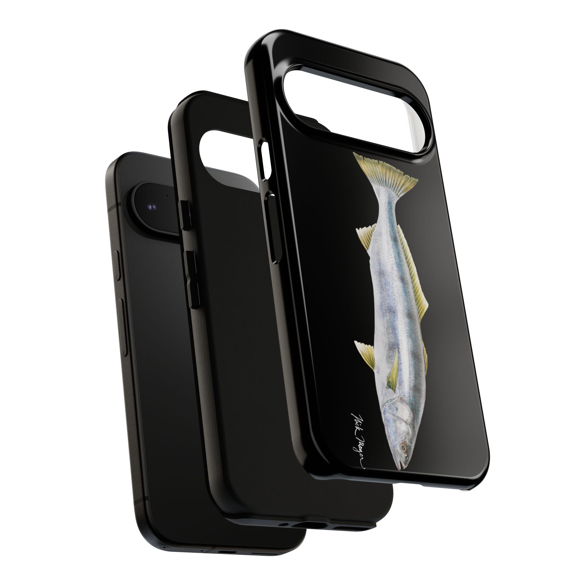 White Sea Bass Phone Case (Samsung) - black
