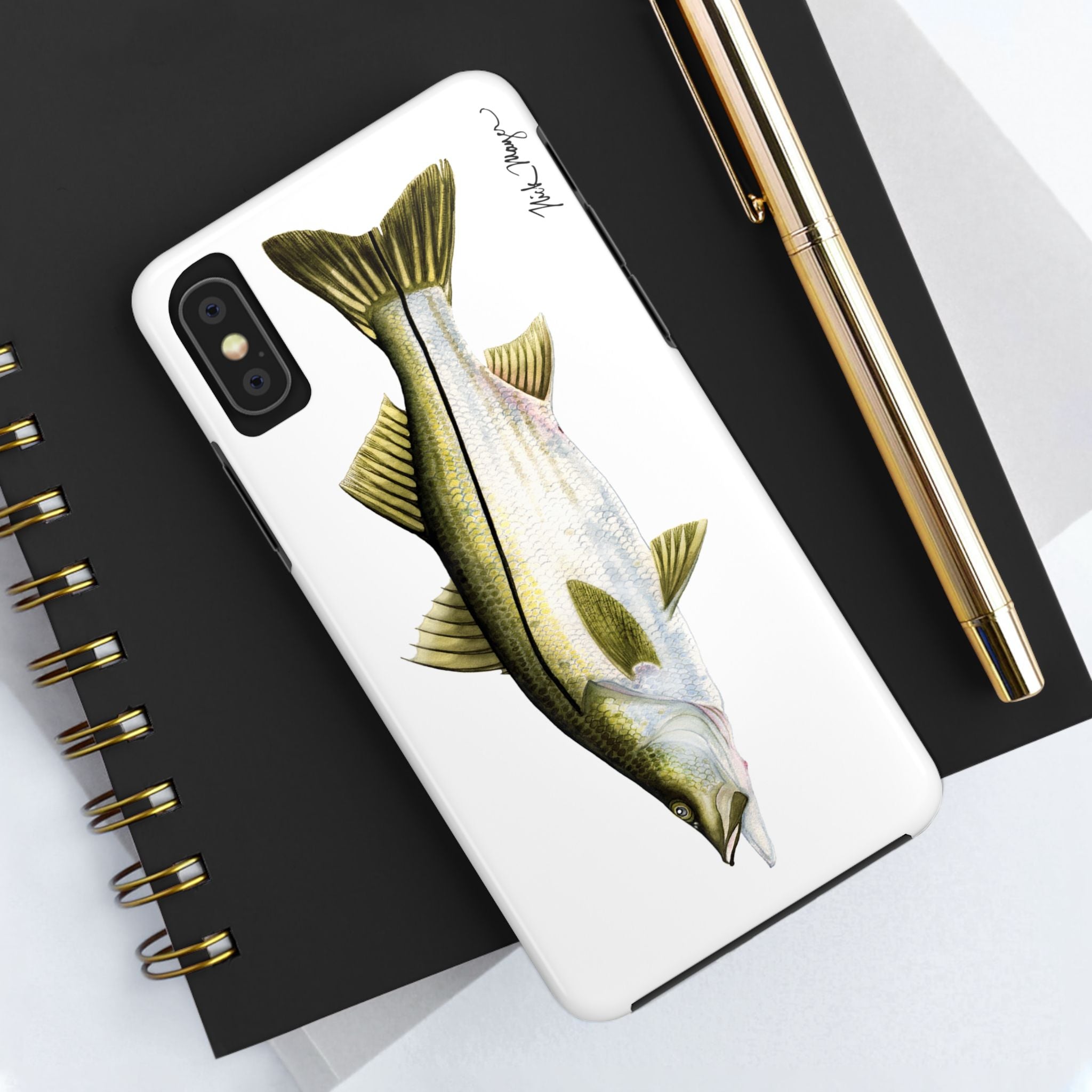 Snook White Phone Case (iPhone)