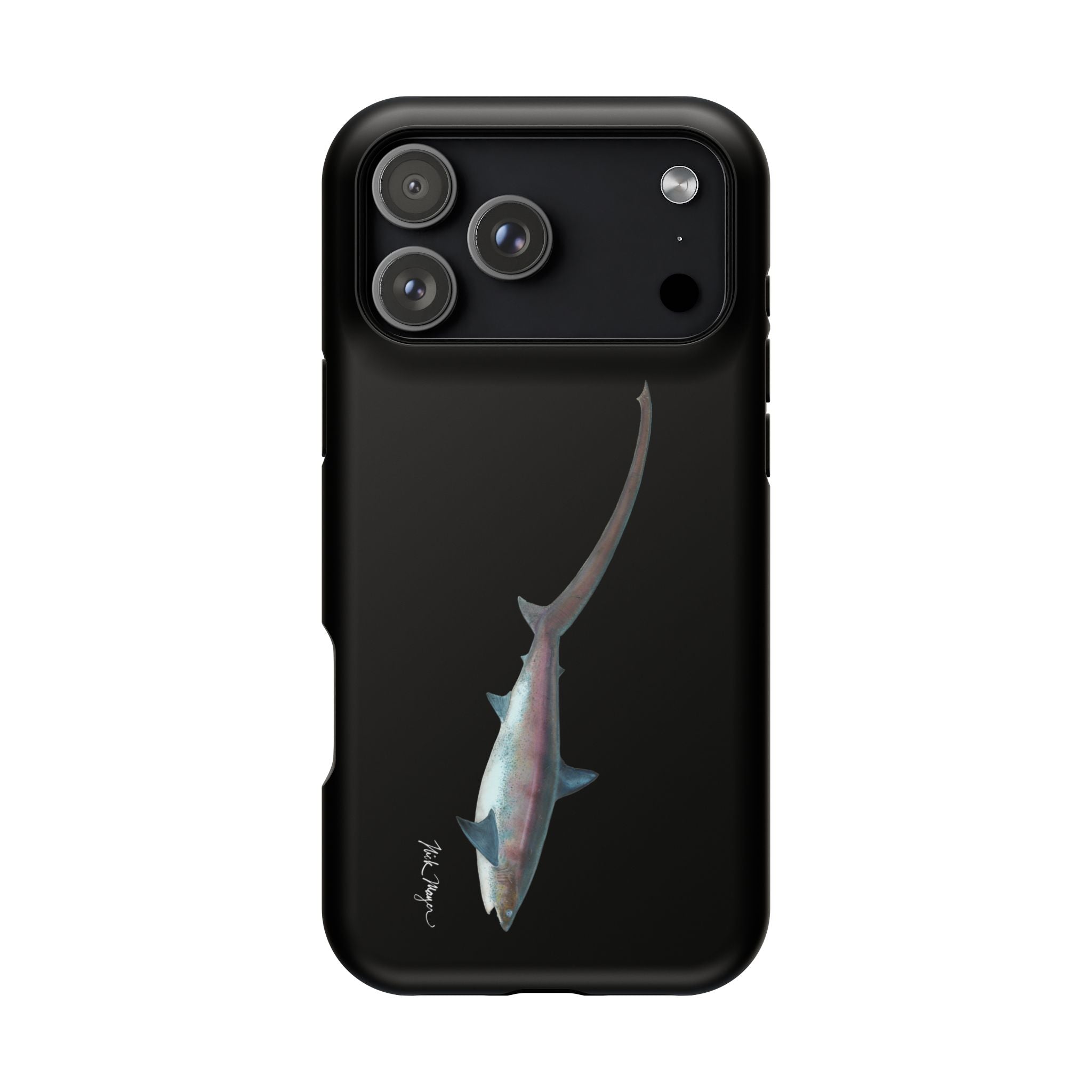 Thresher Shark MagSafe Black iPhone Case