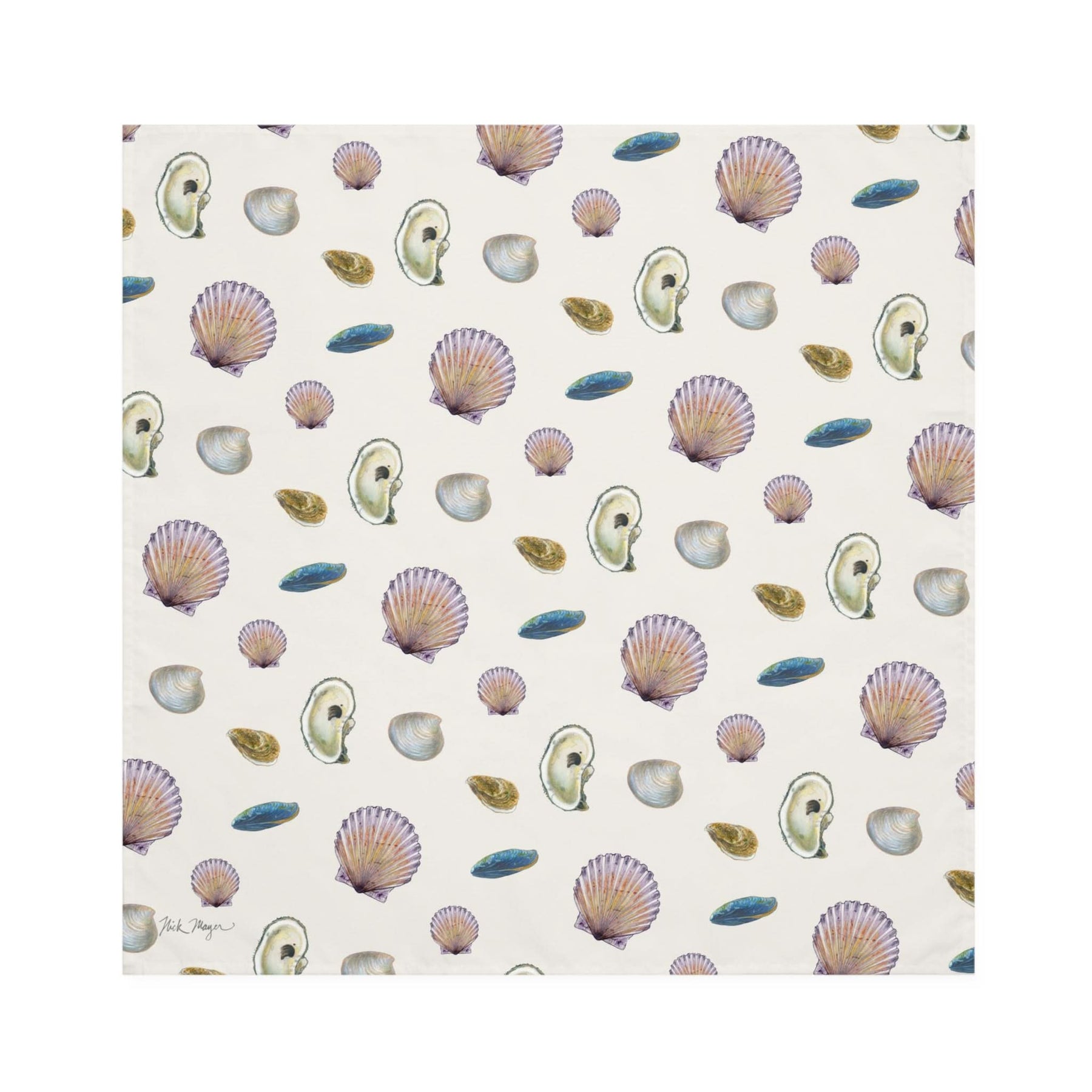 Shells II, 4 Piece Cloth Napkin Set