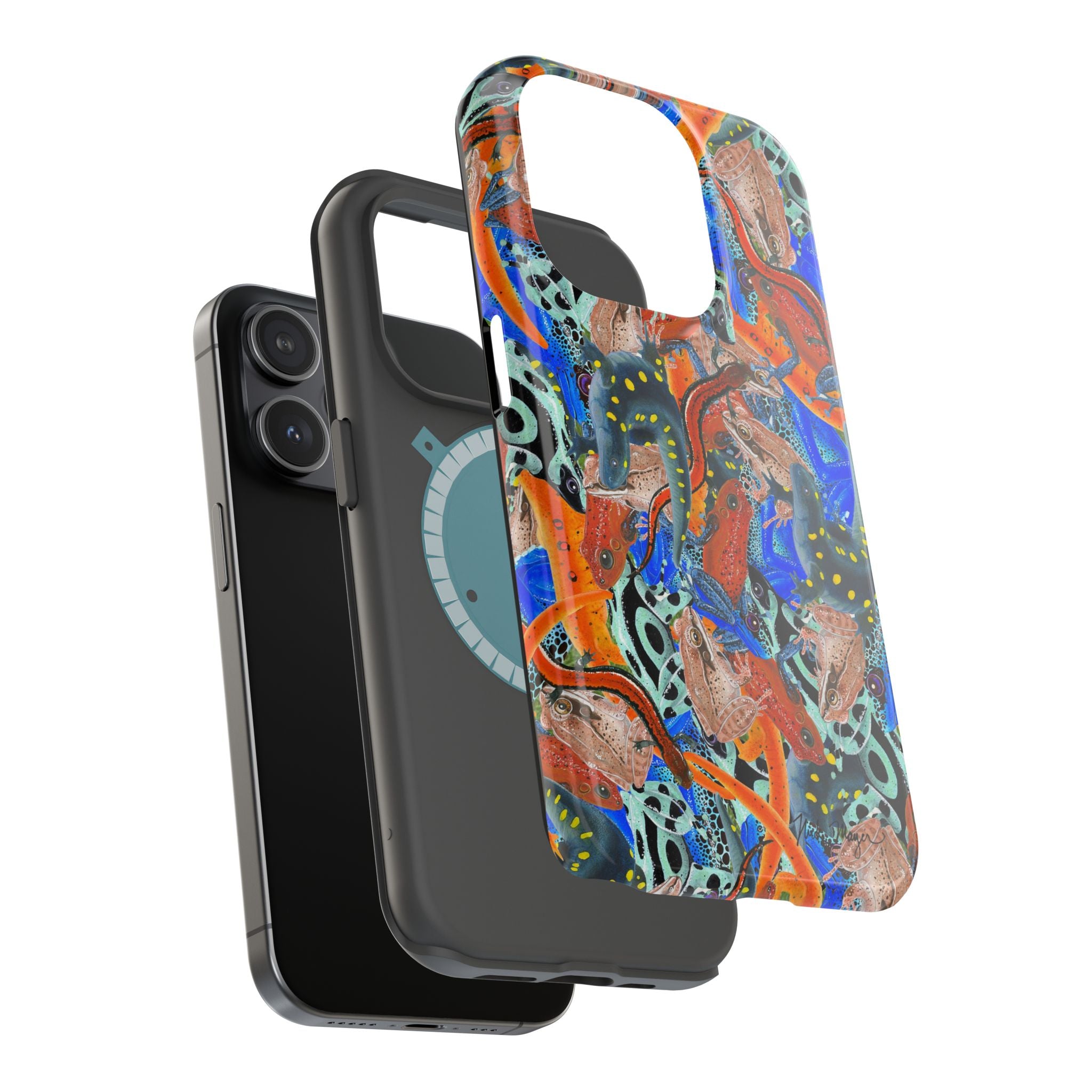 NEW Frogs and Salamanders MagSafe iPhone Case