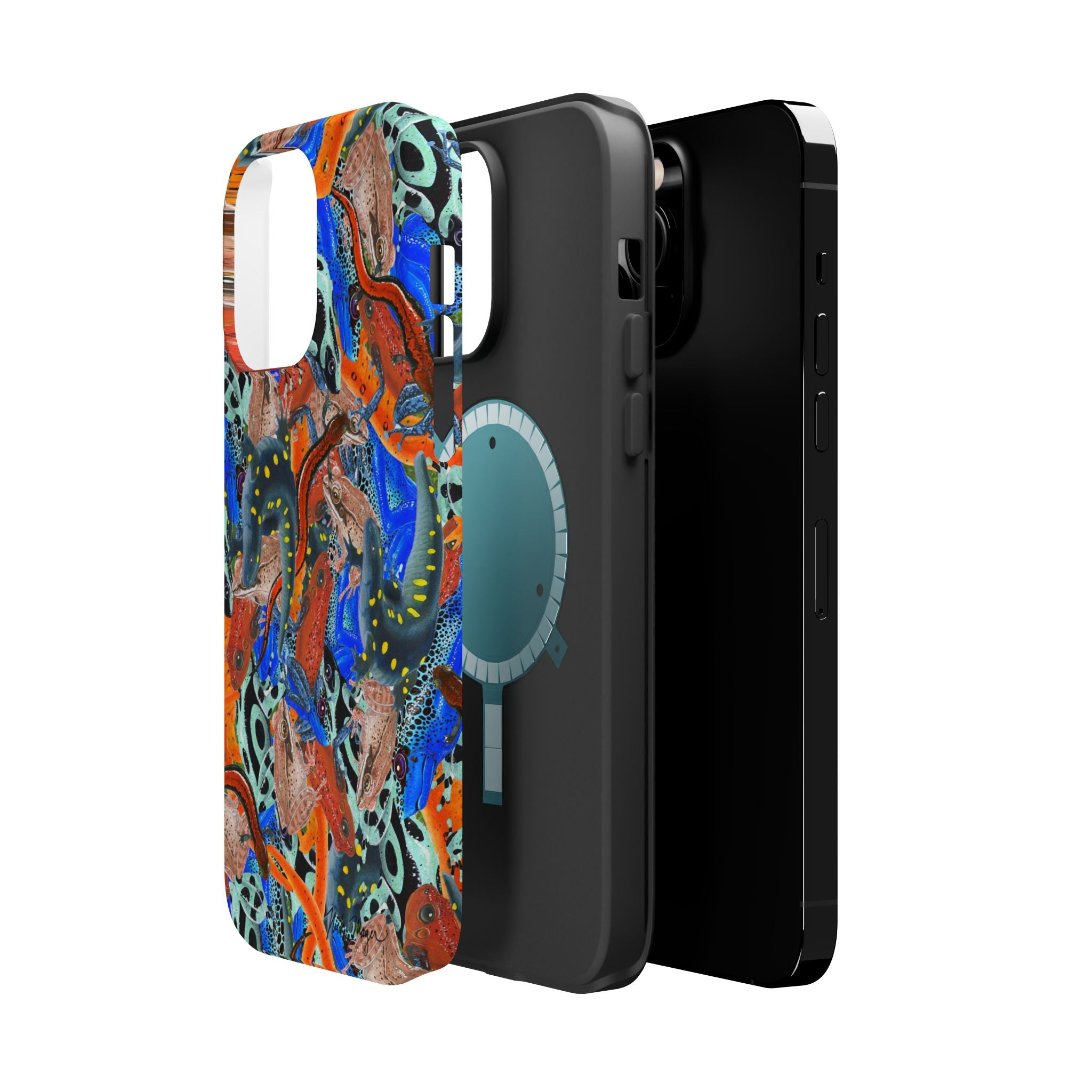 Frogs and Salamanders MagSafe iPhone Case