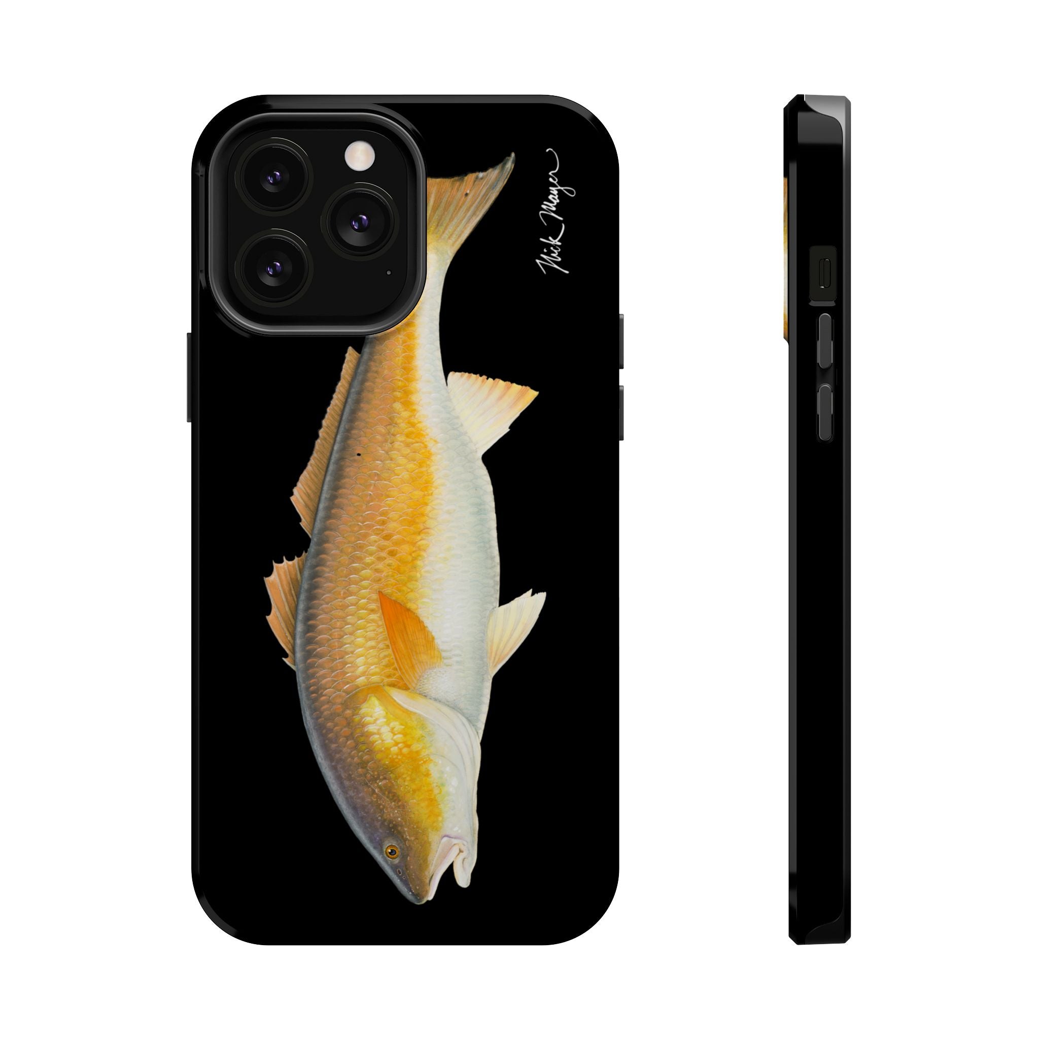 Bull Redfish MagSafe Black iPhone Case