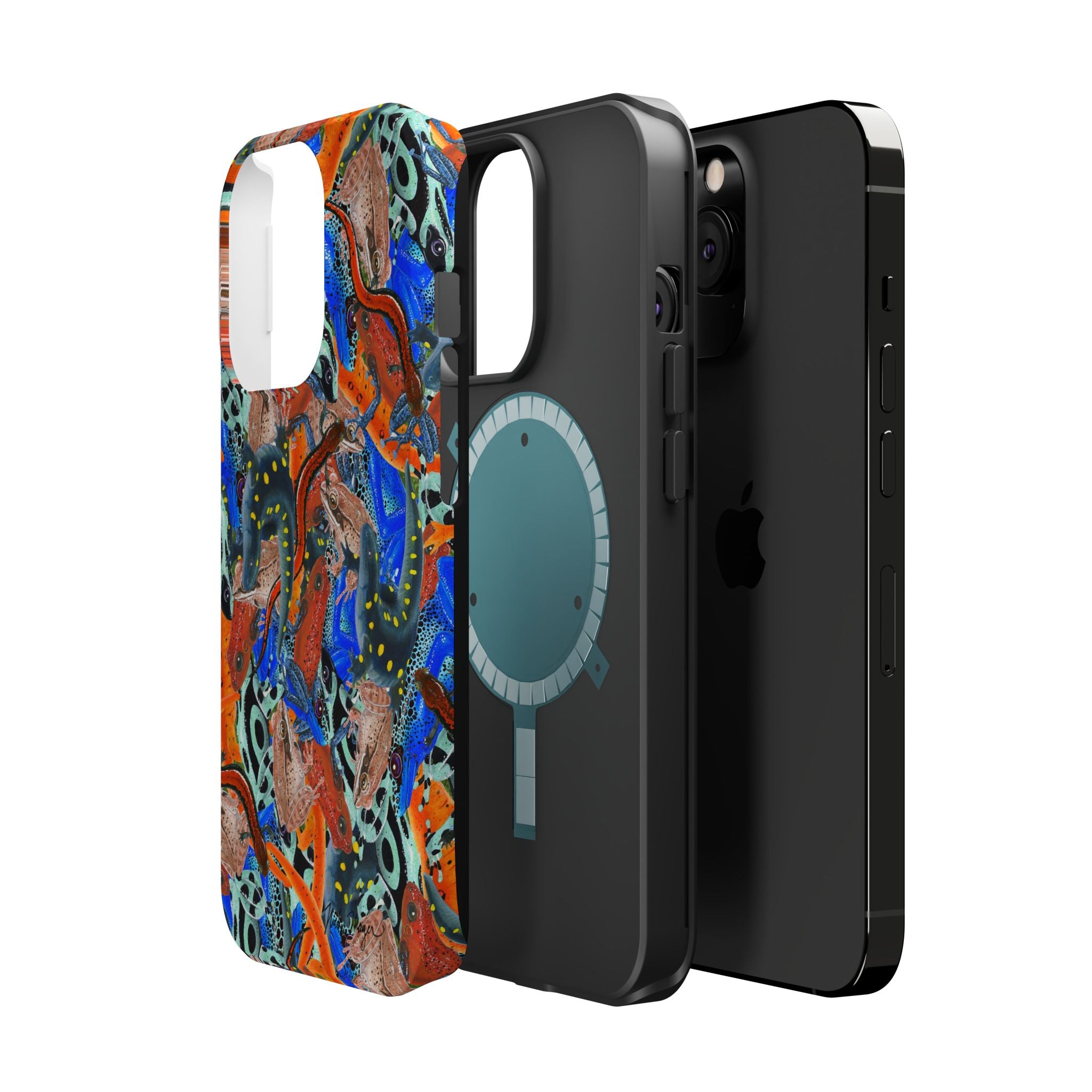 NEW Frogs and Salamanders MagSafe iPhone Case