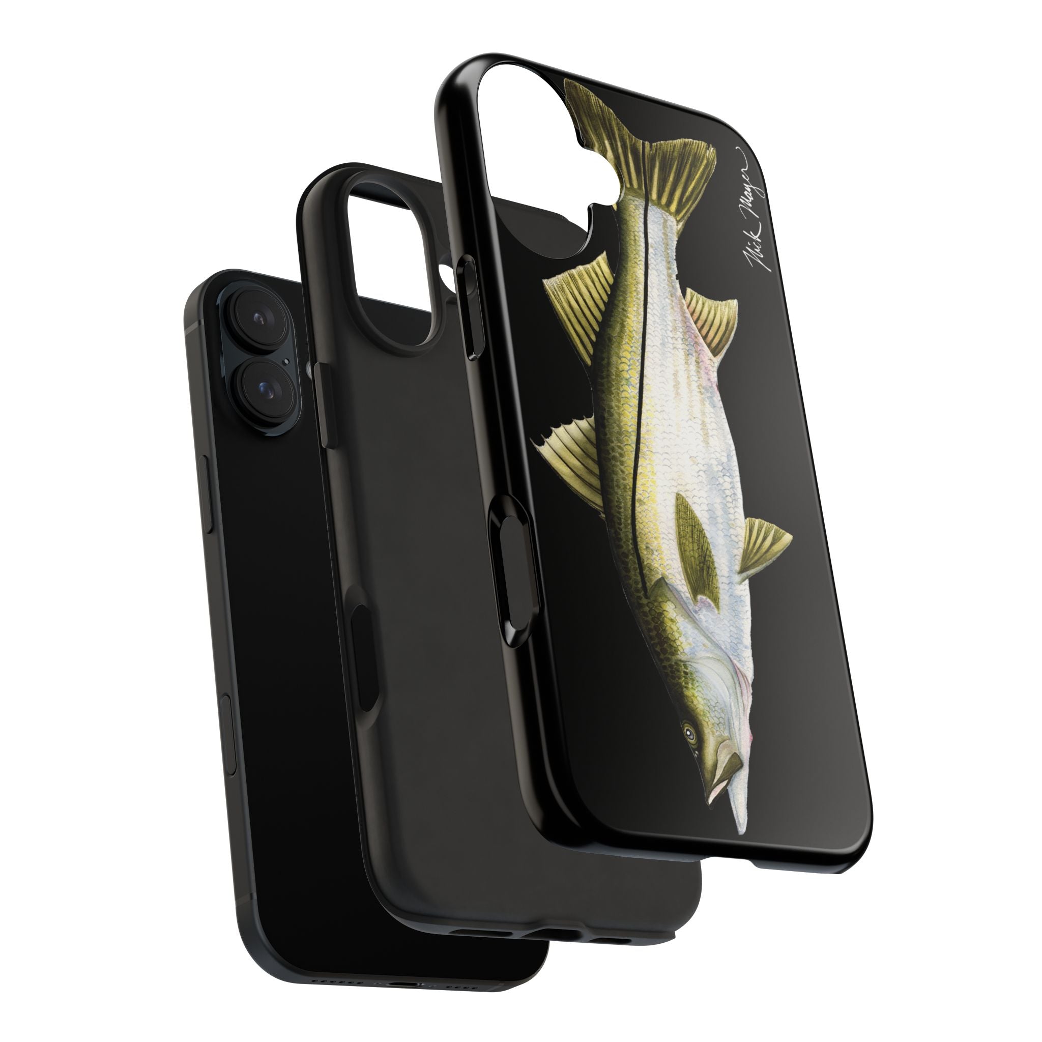 Snook Black Phone Case (iPhone)