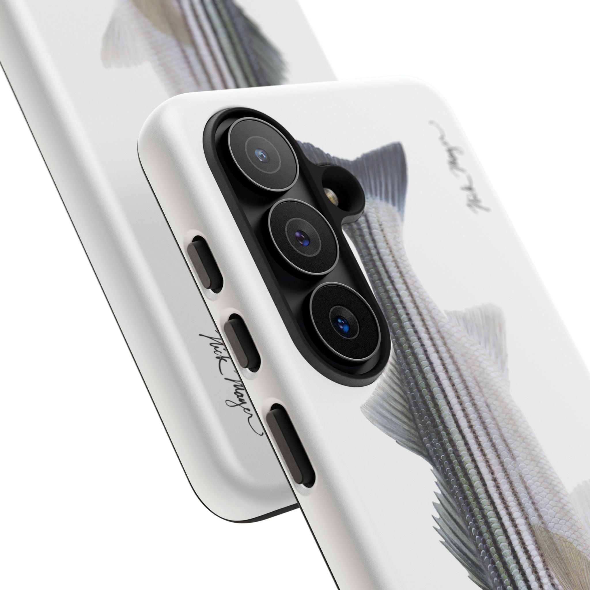 Schoolie Striper White Phone Case (Samsung) Printify