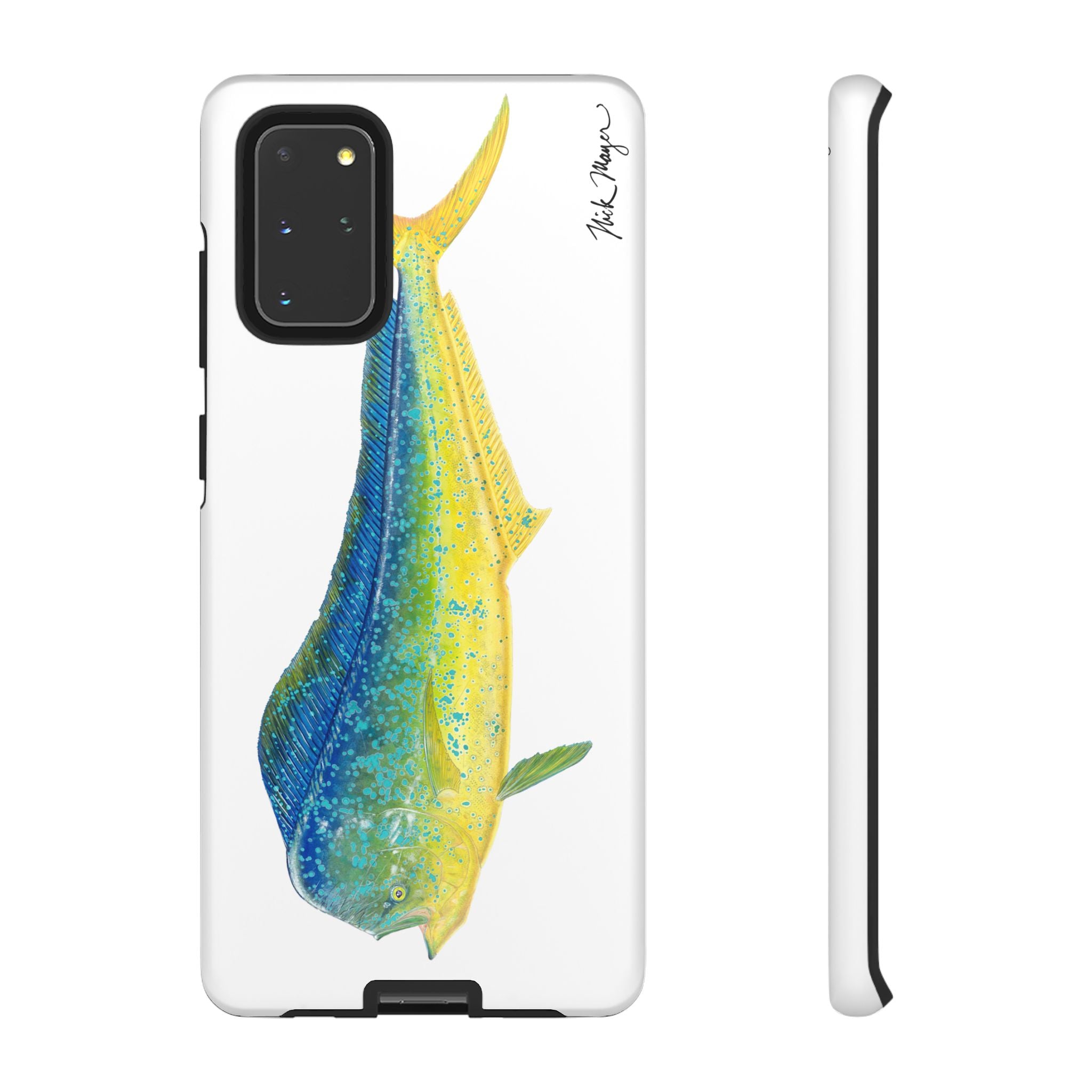Bull Mahi White Phone Case (Samsung)