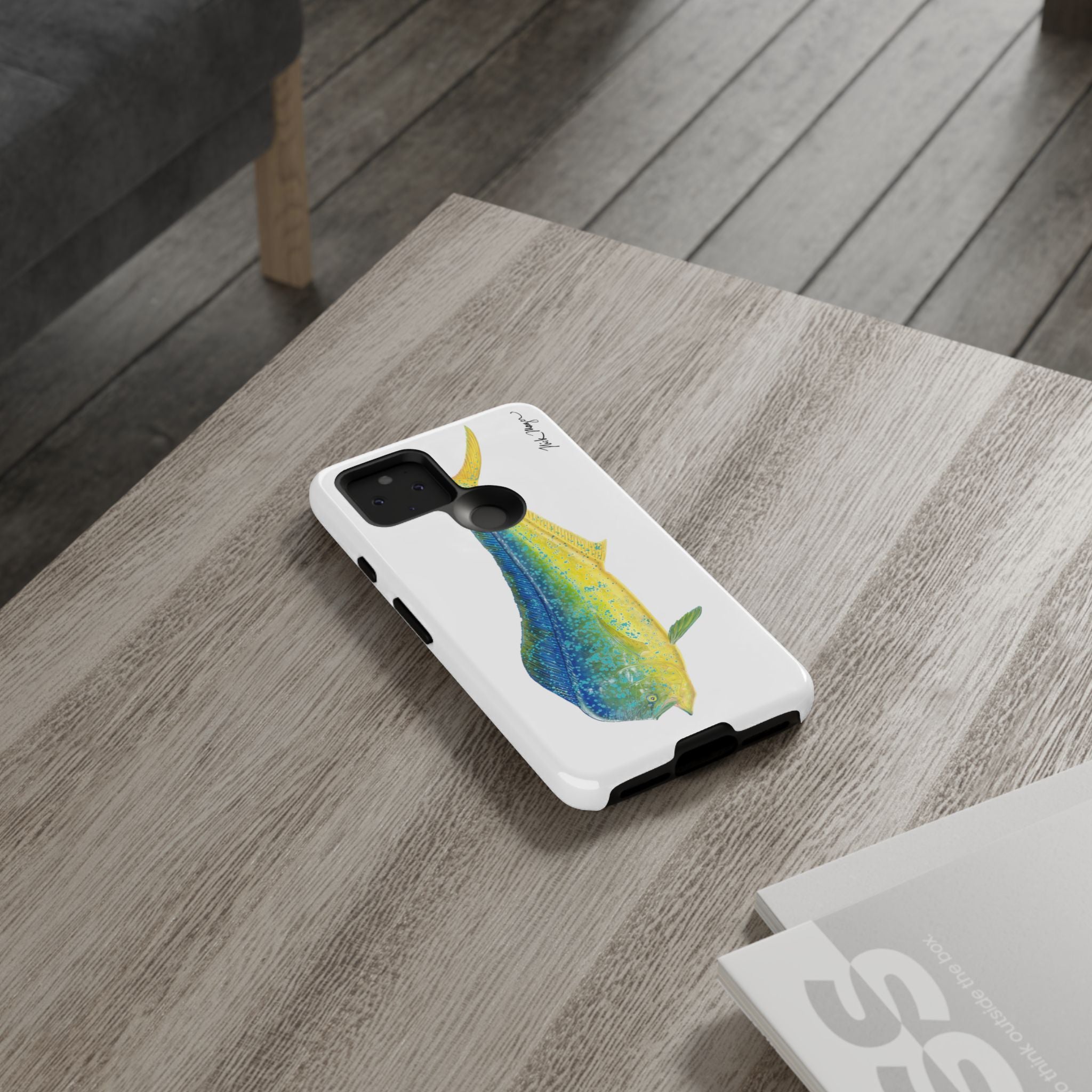 Bull Mahi White Phone Case (Samsung)