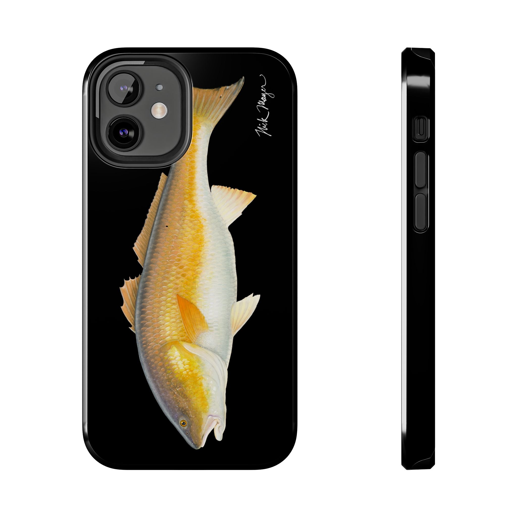 Bull Redfish Black Phone Case (iPhone)