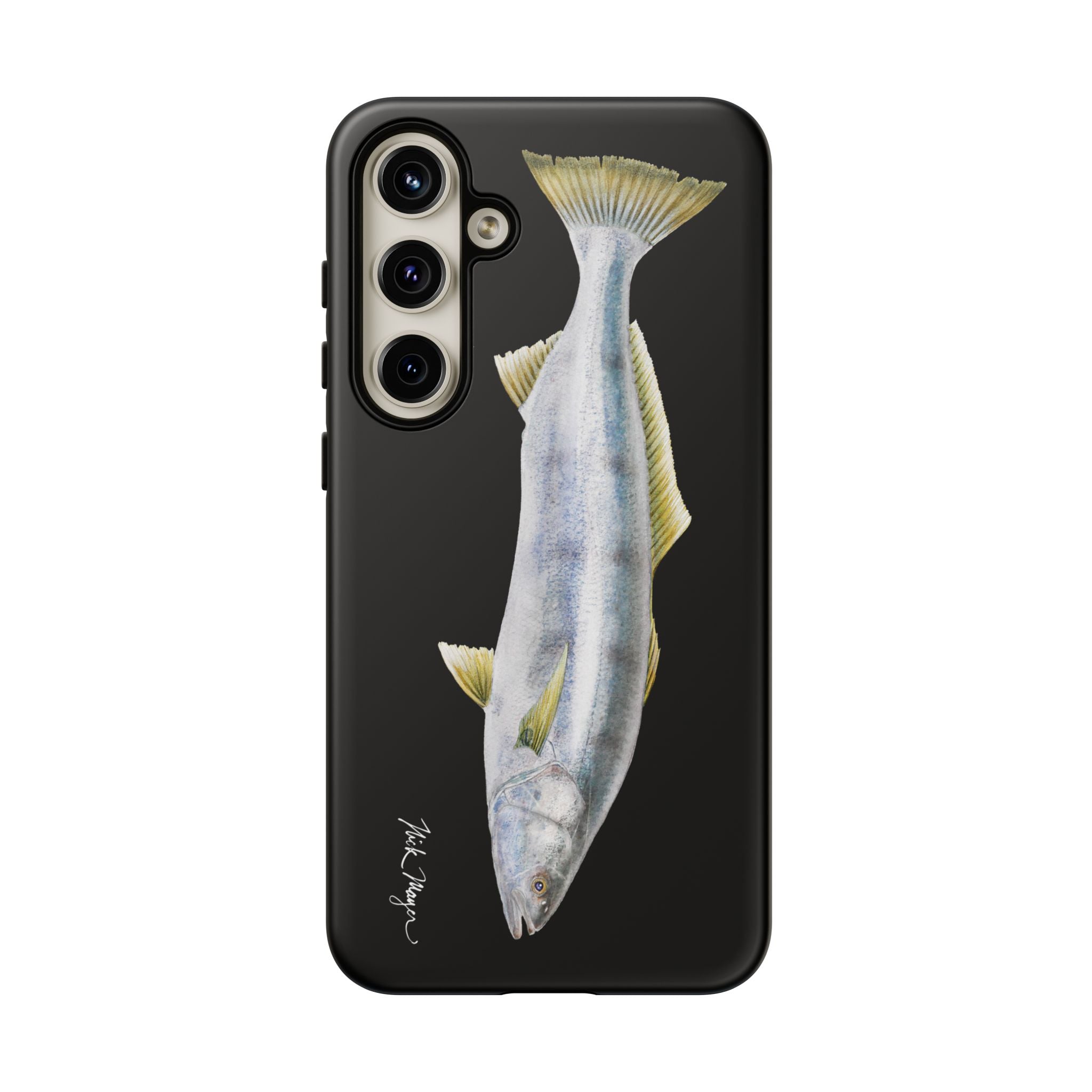 White Sea Bass Phone Case (Samsung) - black