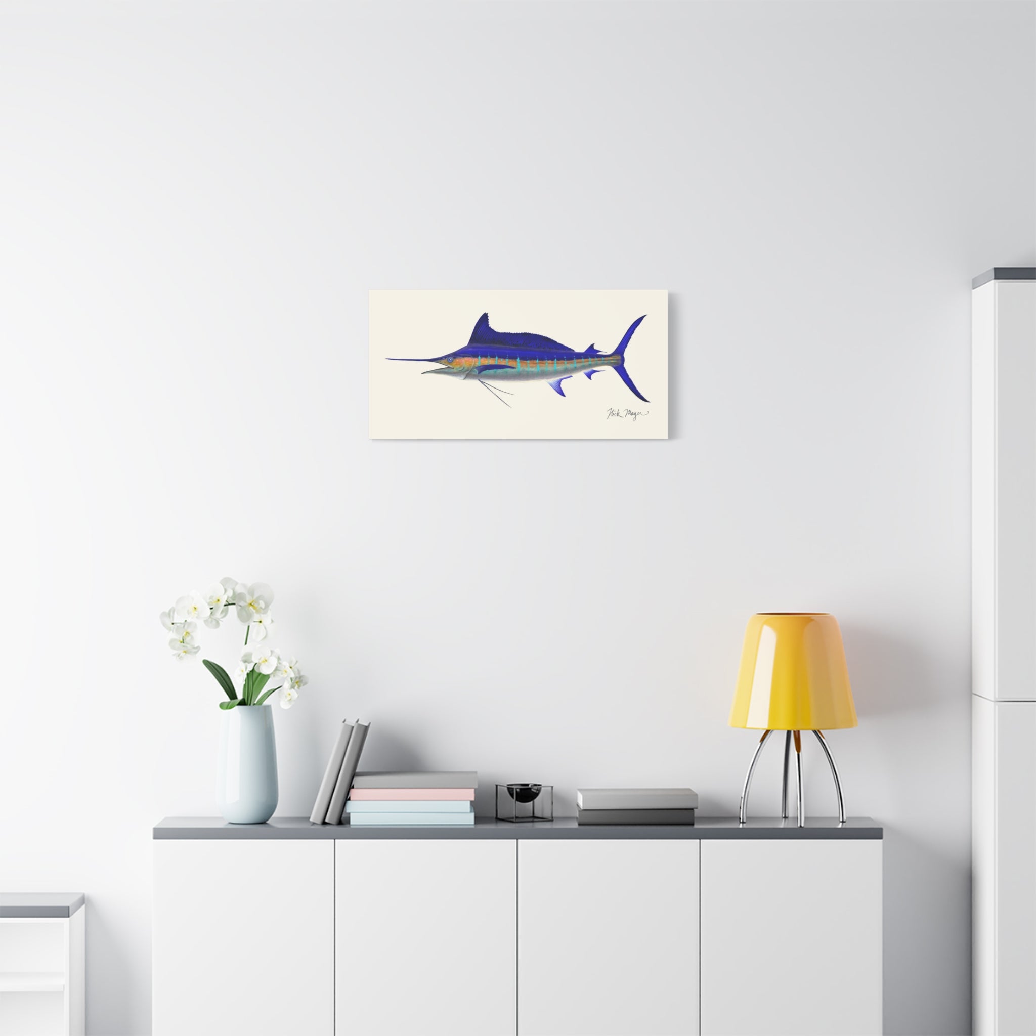 Striped Marlin Canvas Print