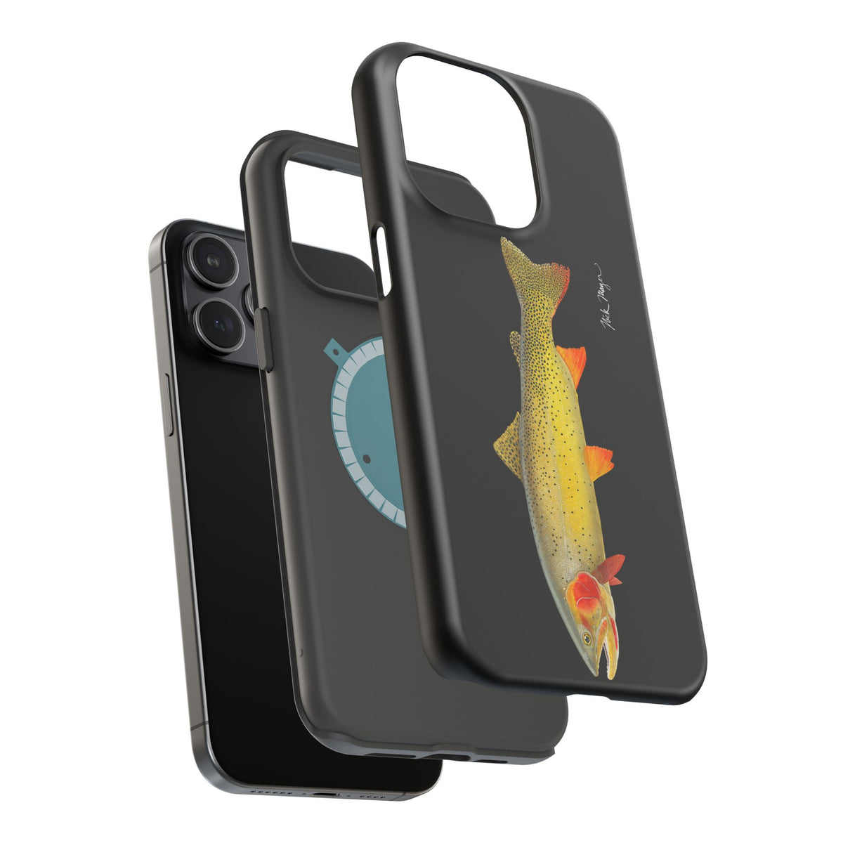 Cutthroat Trout 1 Black MagSafe iPhone Case Printify