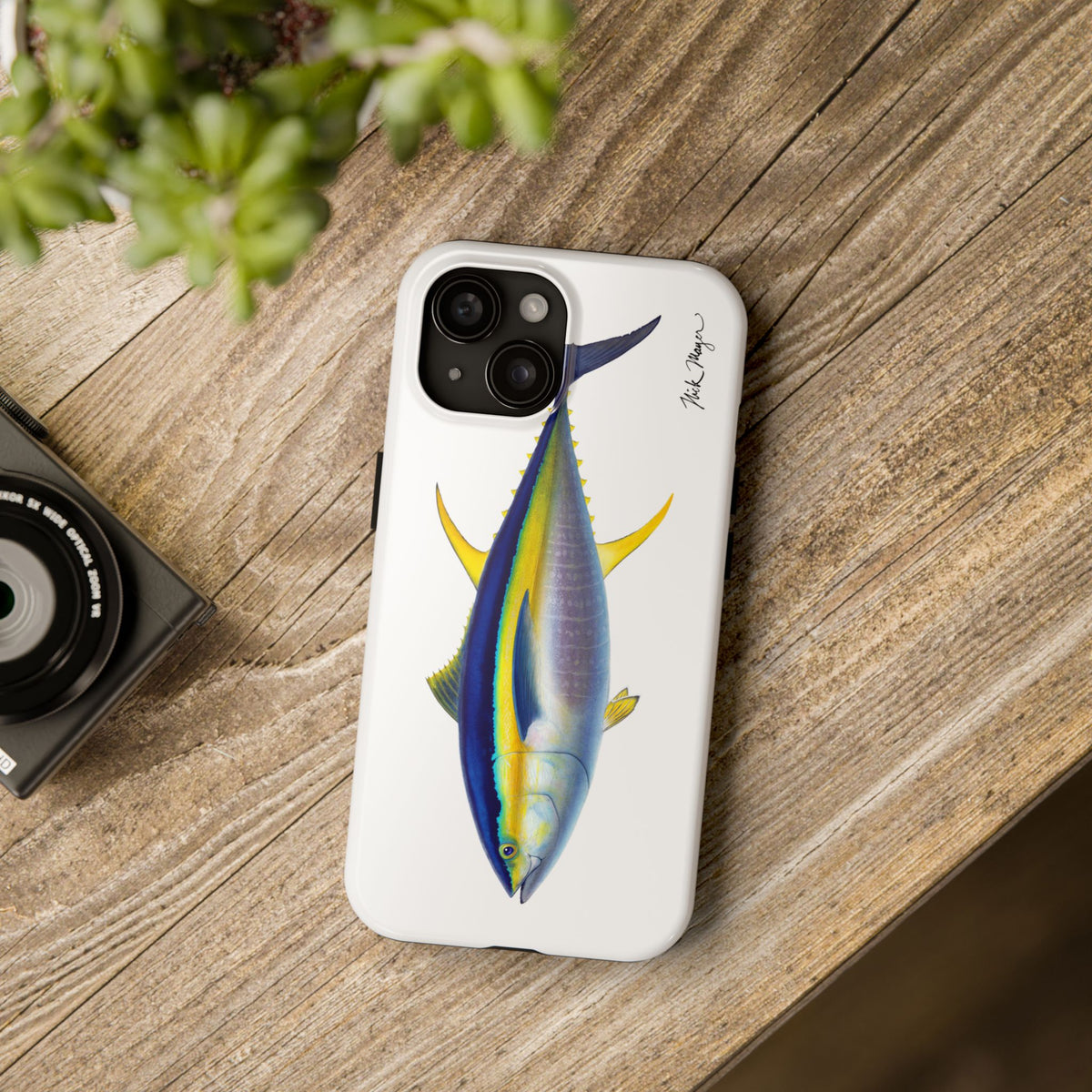 Yellowfin Tuna White Phone Case (iPhone) Printify