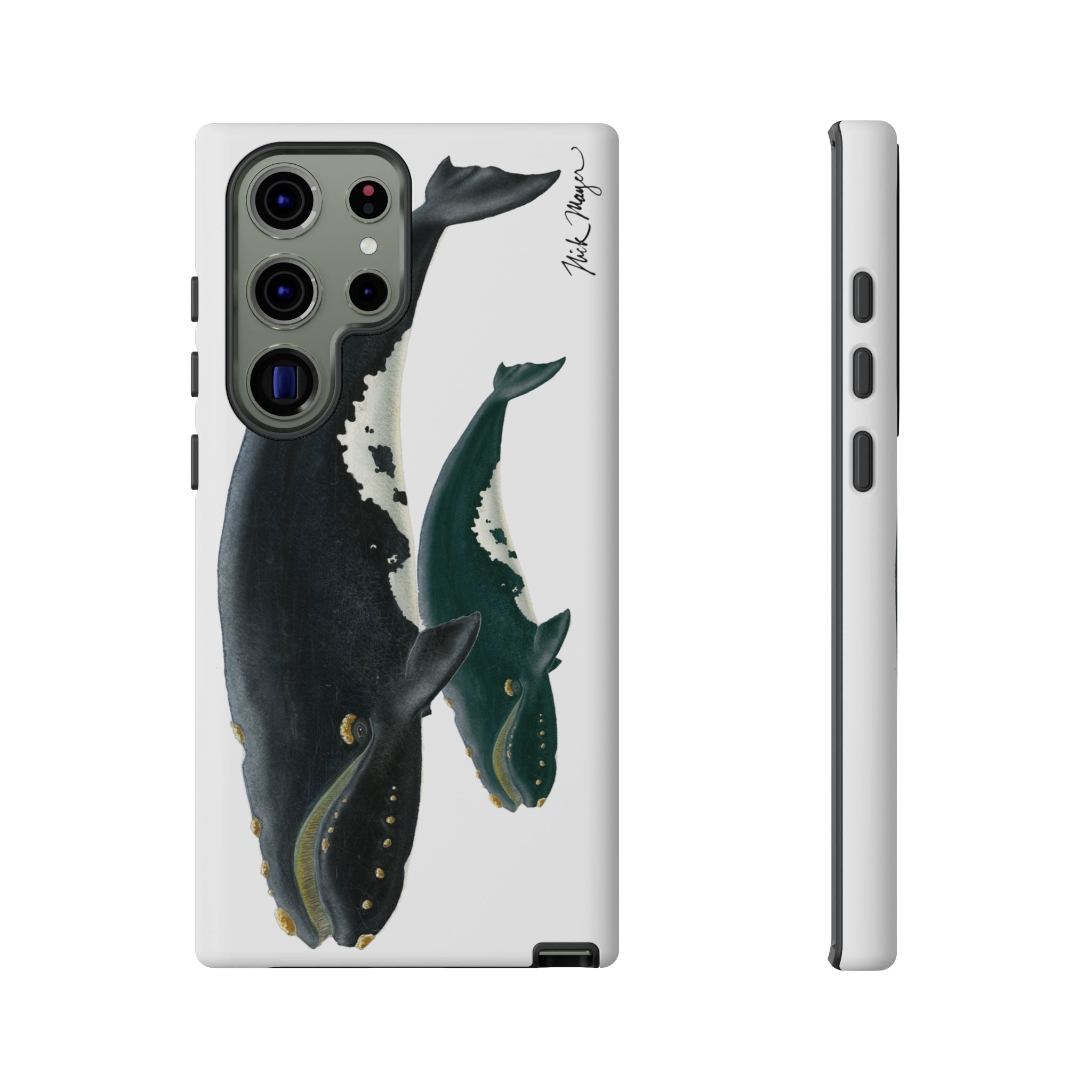 Mother & Calf Right Whale Phone Case (Samsung)