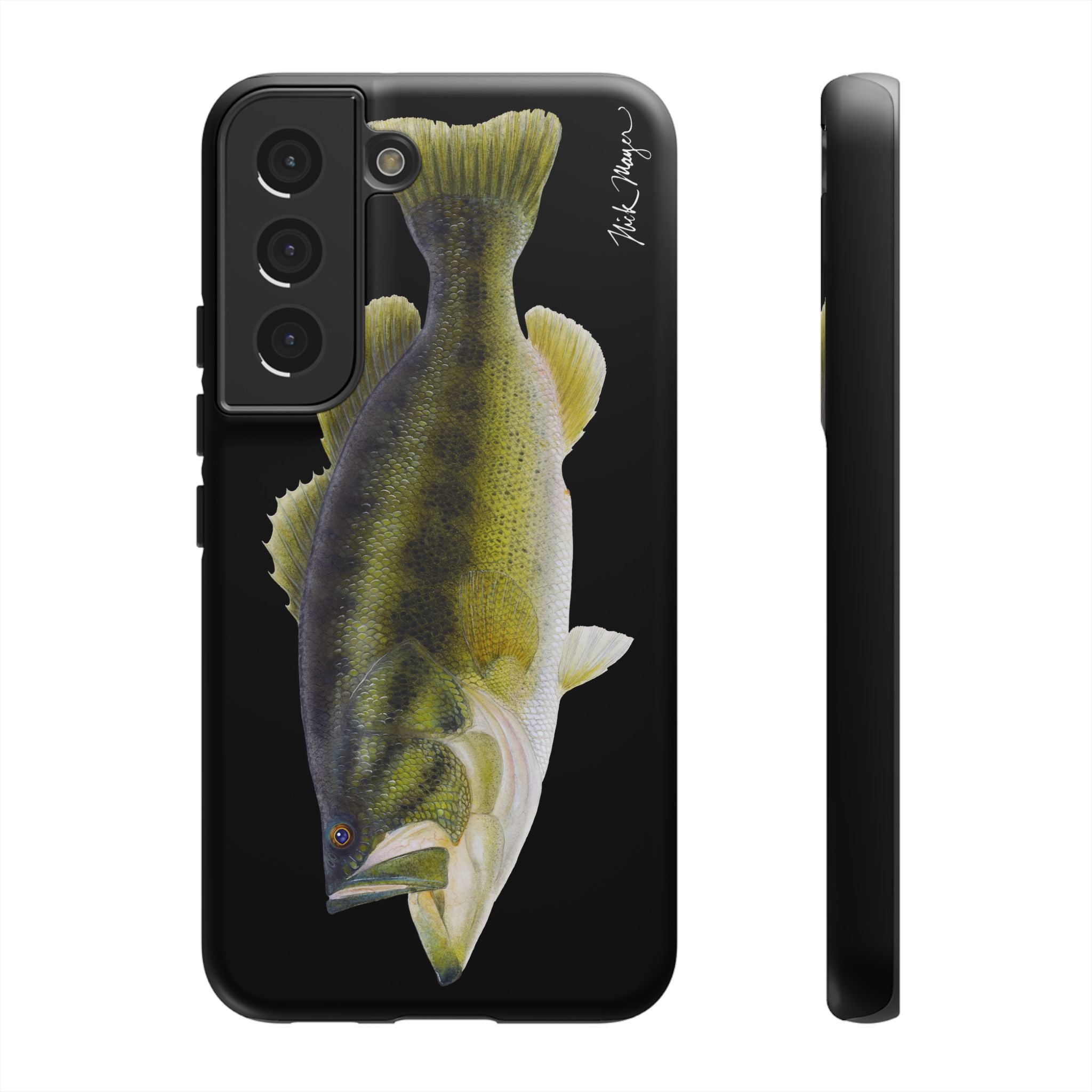 Largemouth Bass Black Phone Case (Samsung)