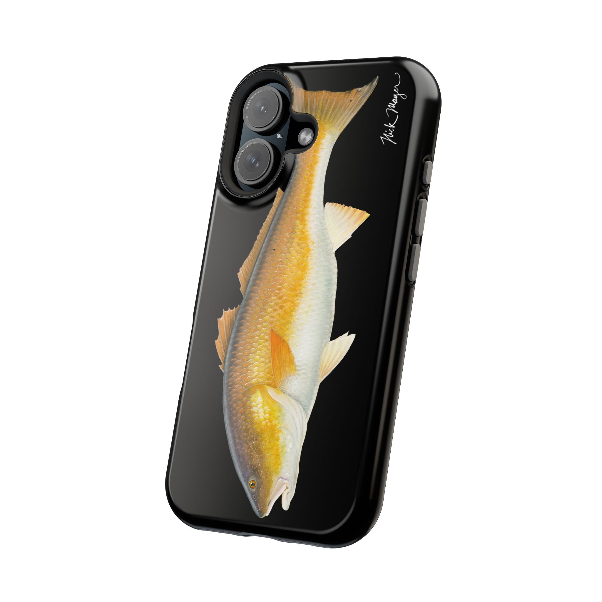 Bull Redfish MagSafe Black iPhone Case