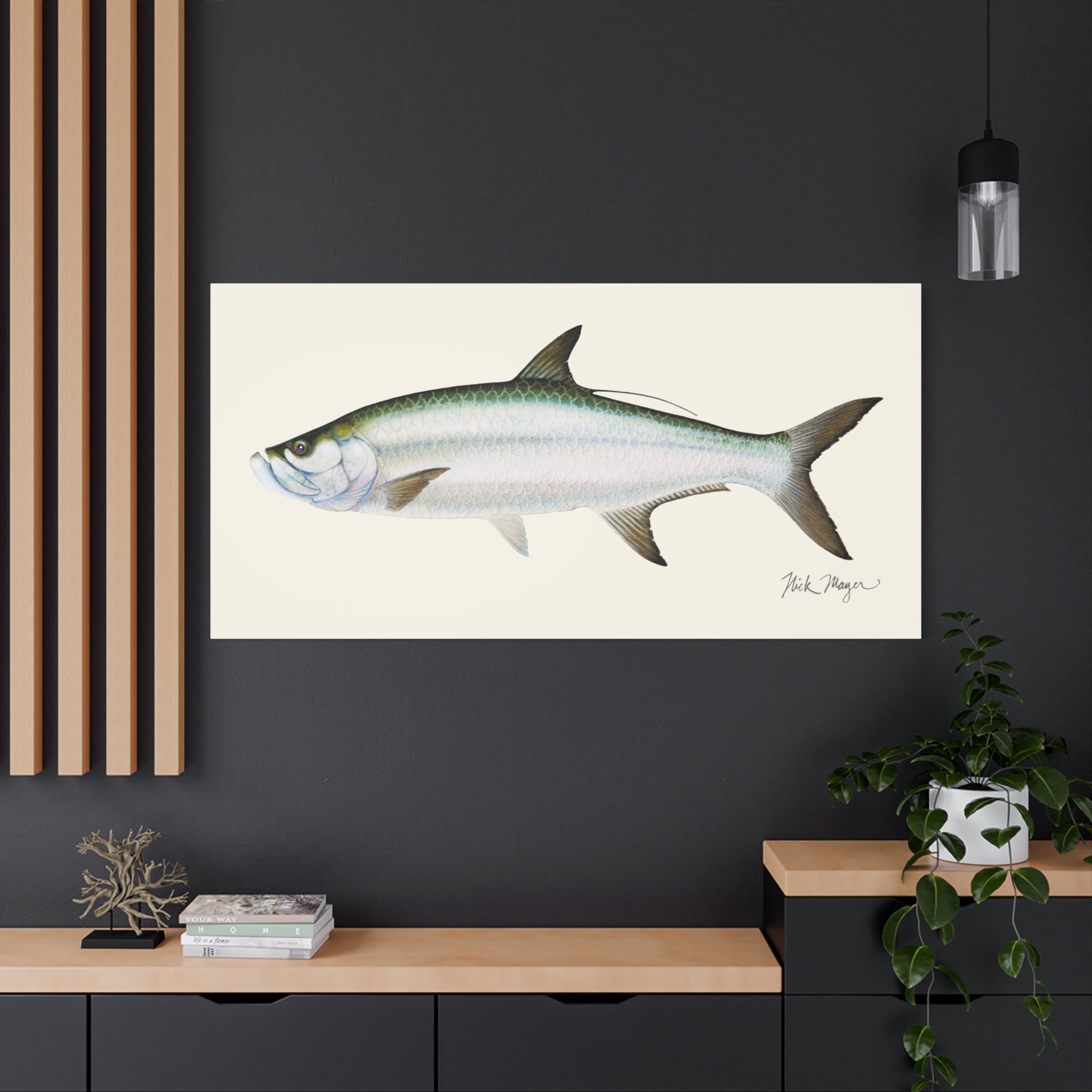 Tarpon Canvas Print Printify
