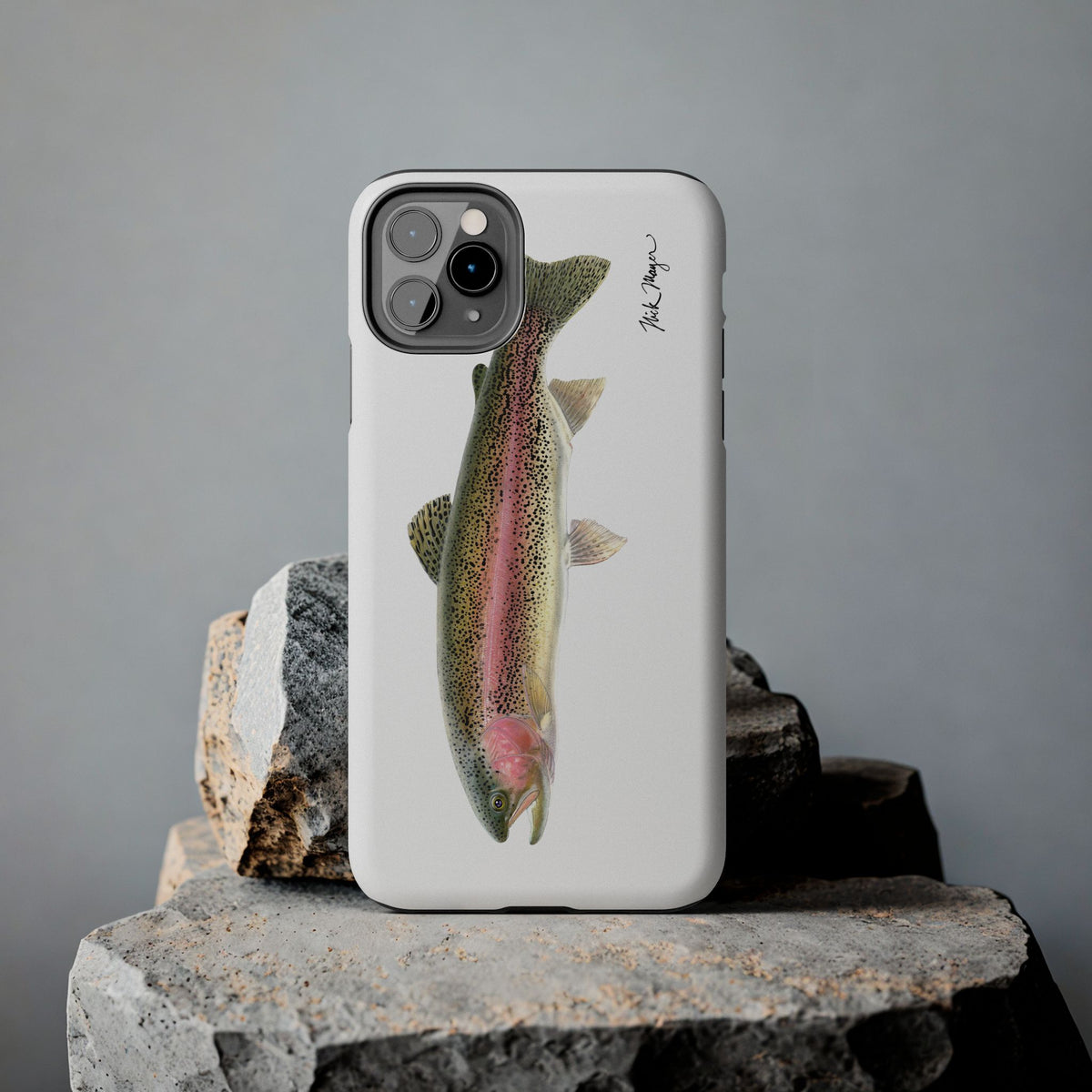 Rainbow Trout White Phone Case (iPhone) Printify