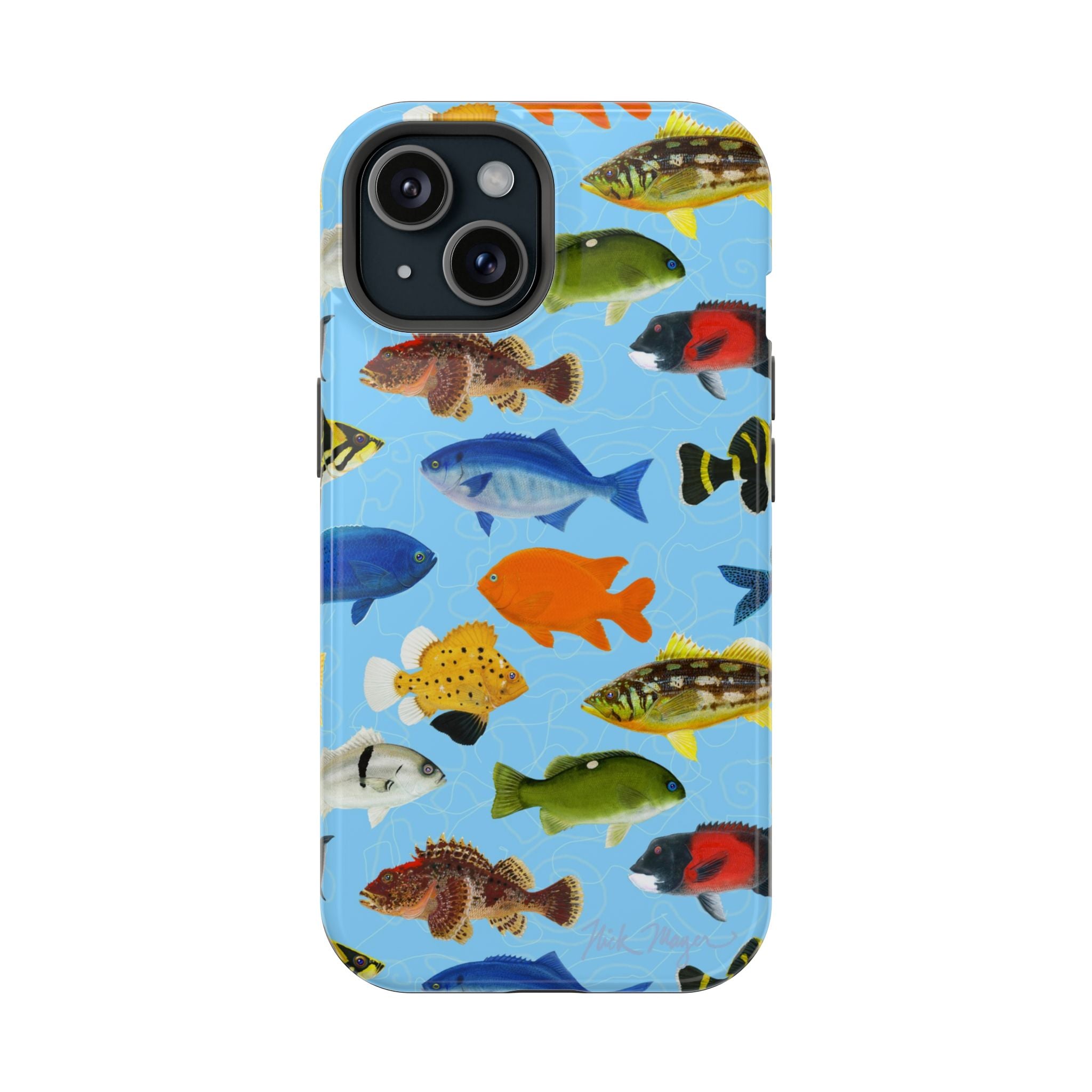 California Fish Blue MagSafe iPhone Case